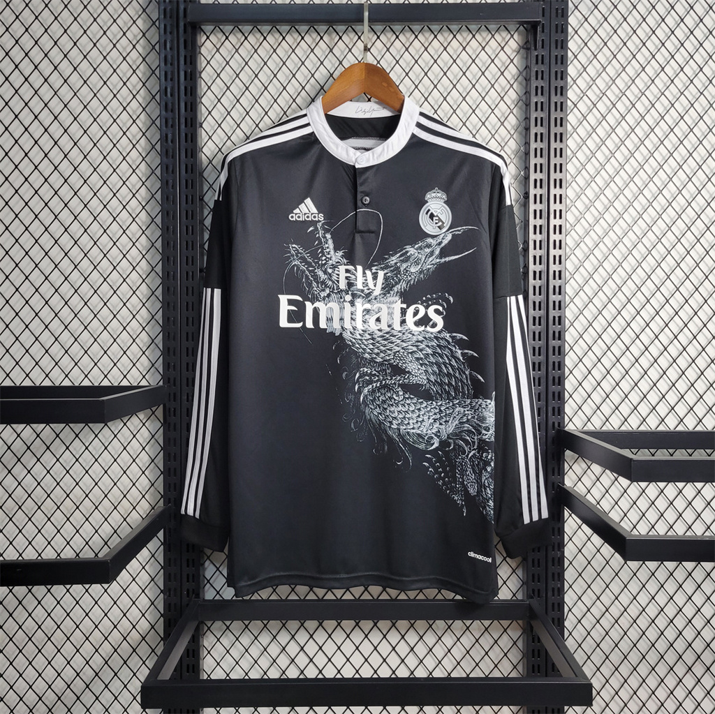 AlphaJersey-Real Madrid Retro 14-15 Third Away Long Sleeve Jersey