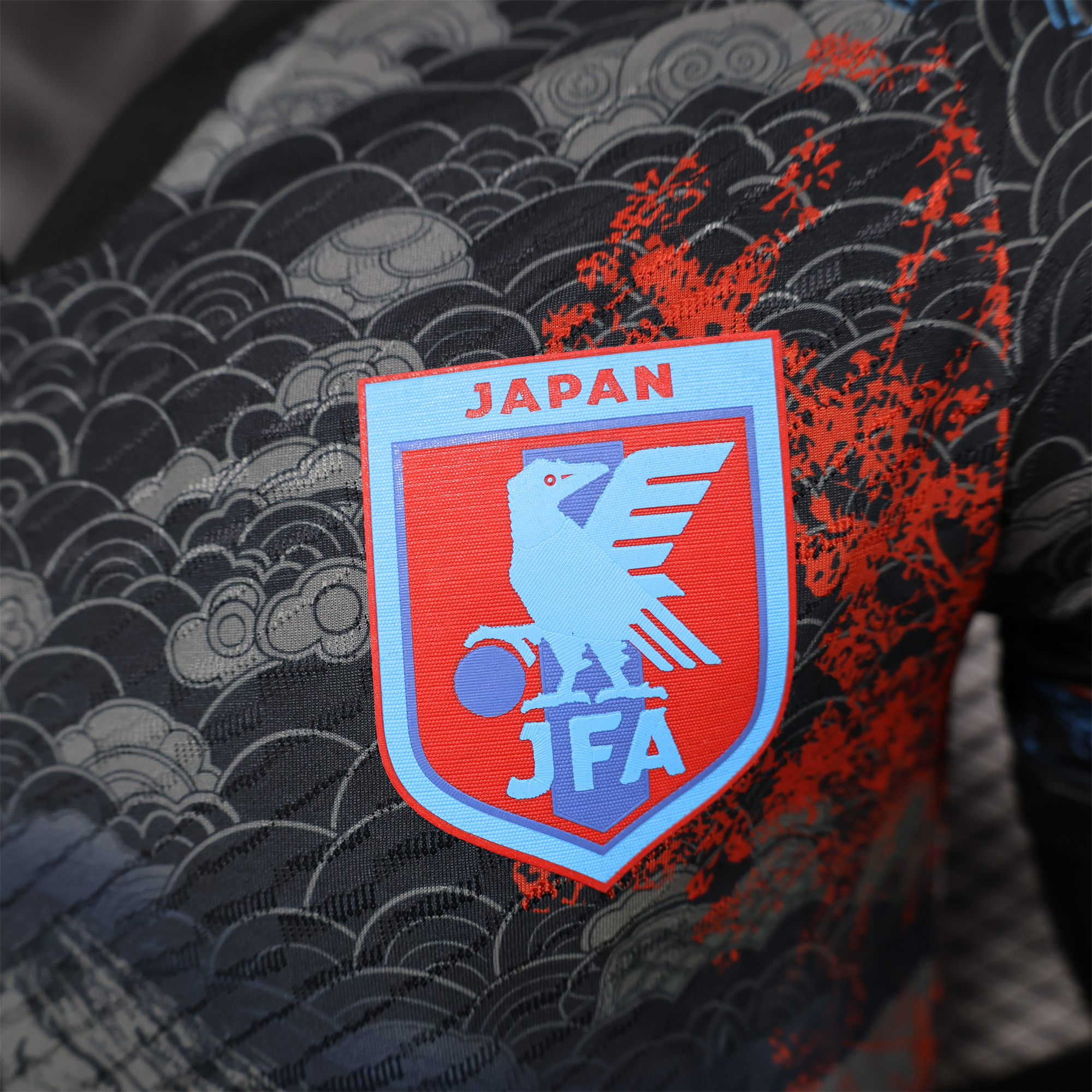 AlphaJersey-Japan 2024 Fuji Mountain Special Edition Black Jersey - Player Version