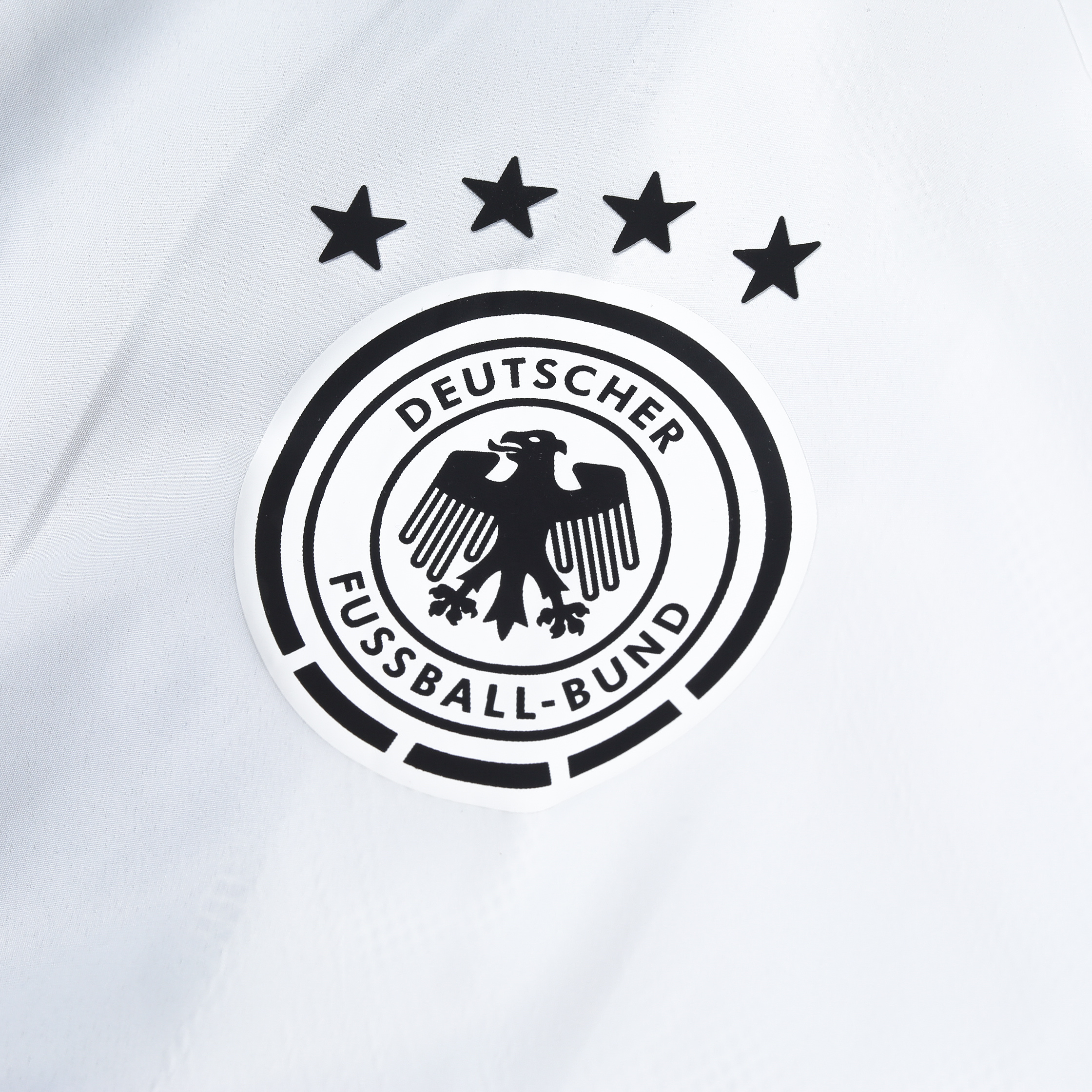 AlphaJersey-Germany 2024 National Flag Tricolor Hooded Windbreaker - Player Version