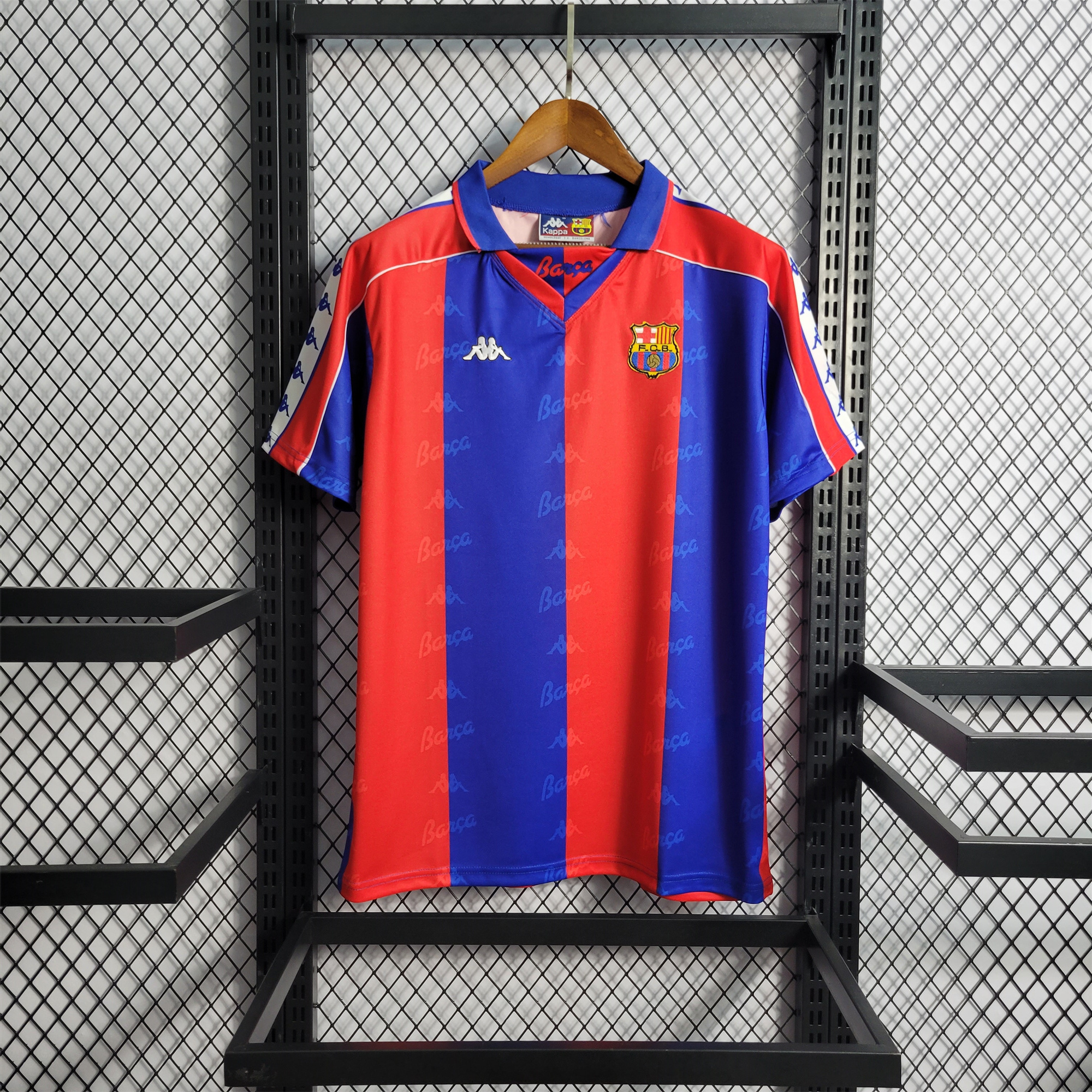 AlphaJersey-Retro Barcelona 92-95 Home Stadium Jersey