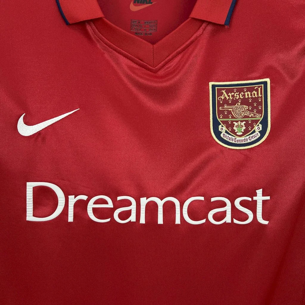 AlphaJersey-Retro Arsenal 2001-02 Home Long Sleeves Jersey