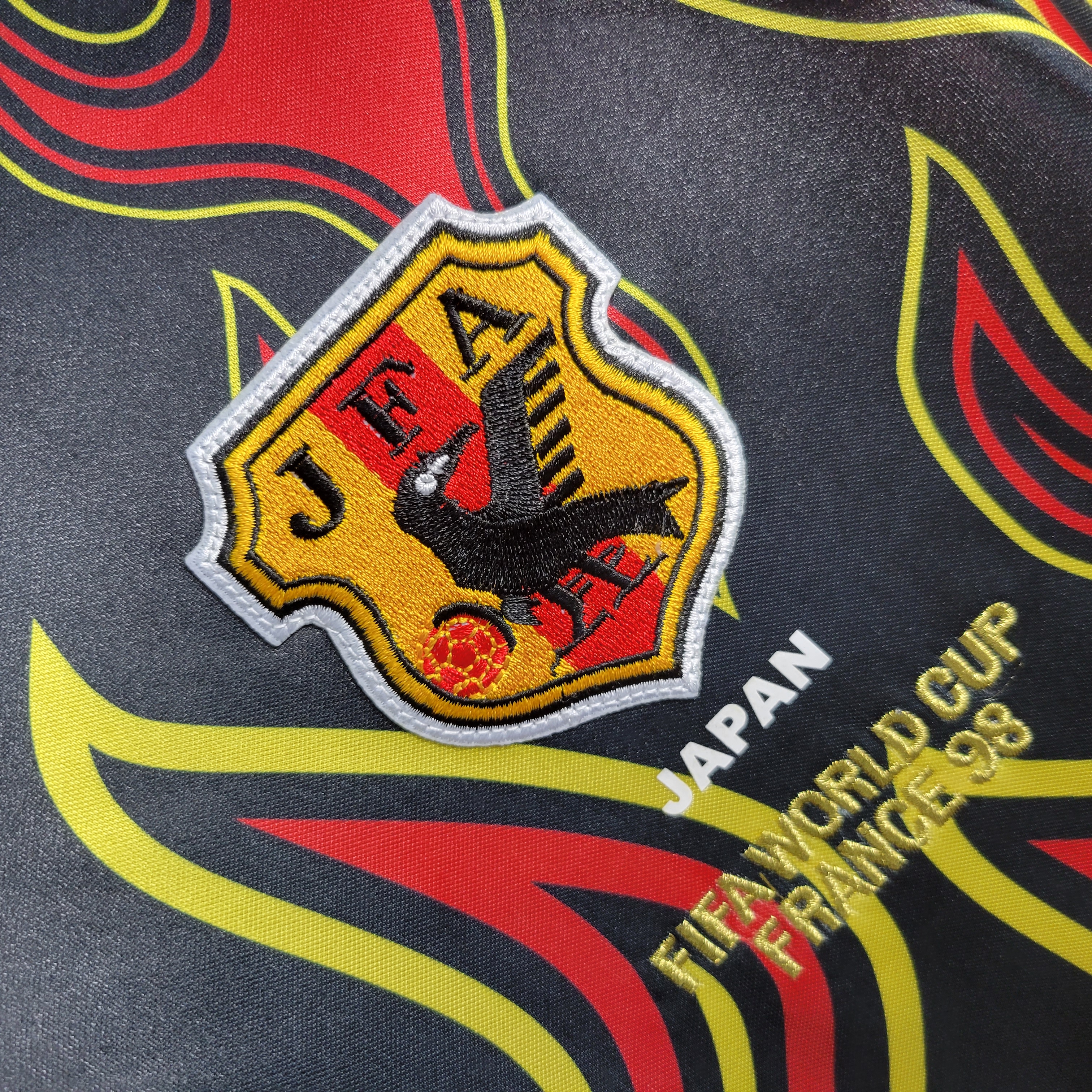 AlphaJersey-Retro Japan 1998 Red Flame Goalkeeper Jersey