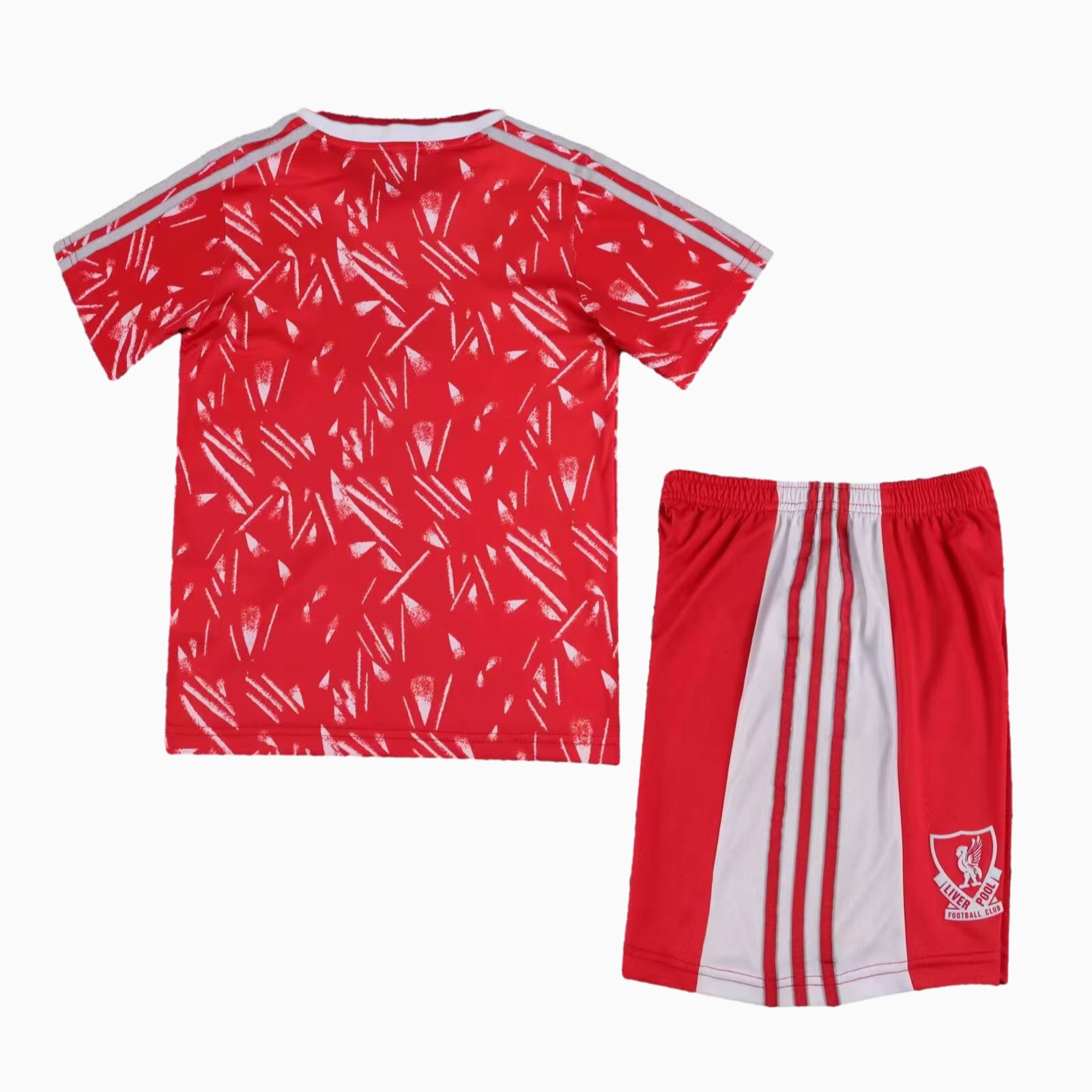 AlphaJersey-Retro Liver.pool 1989-91 Home Kids Kit