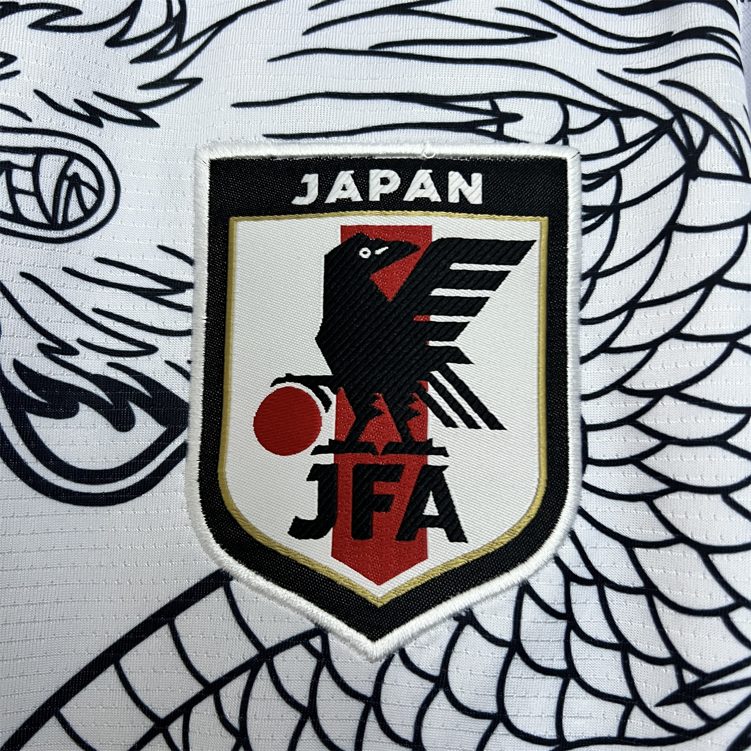 AlphaJersey-Japan 2024 Dragon and Inscription White Jersey - Fans Version