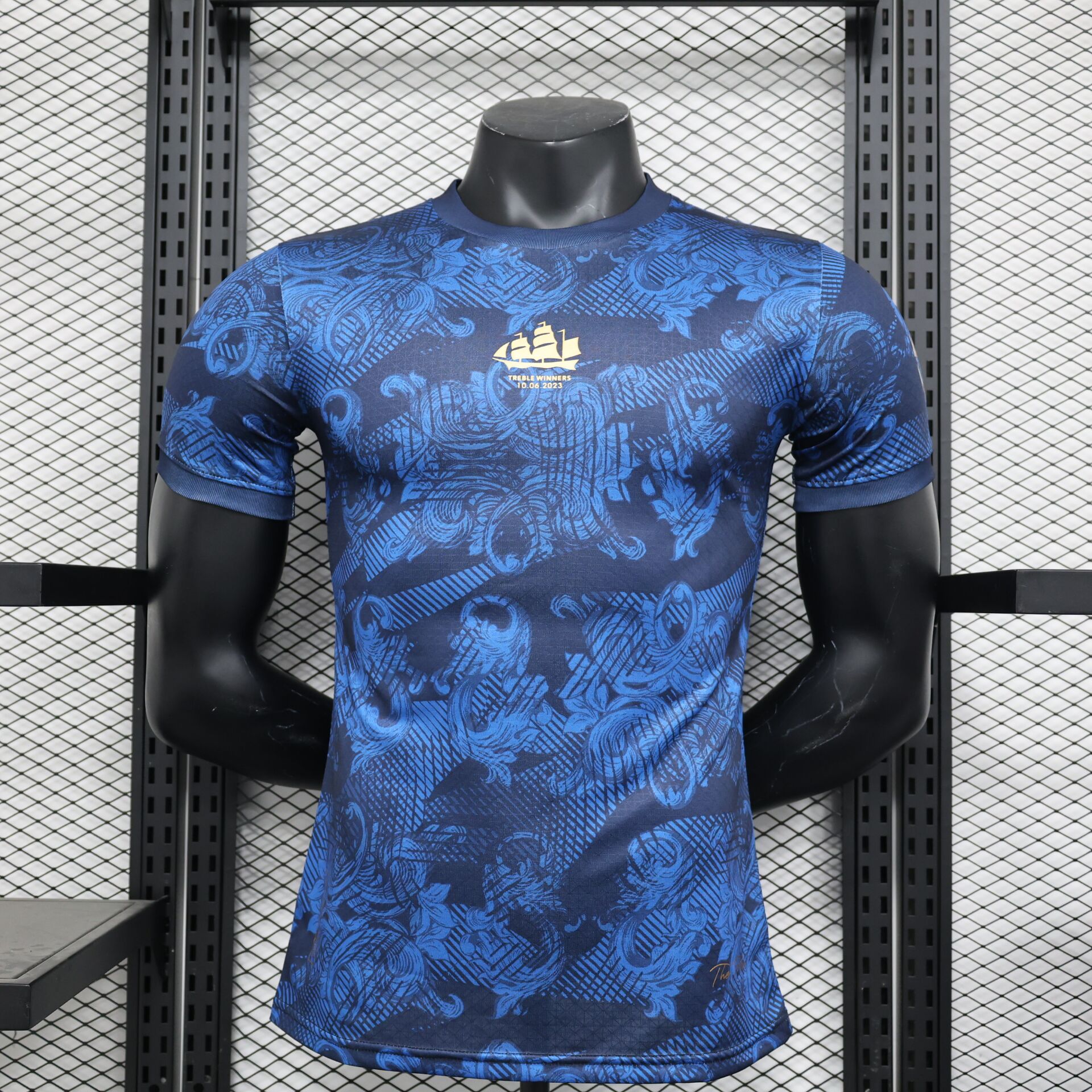 AlphaJersey-Manchester City 2023 Treble Winners Commemorative Jersey - Player Version