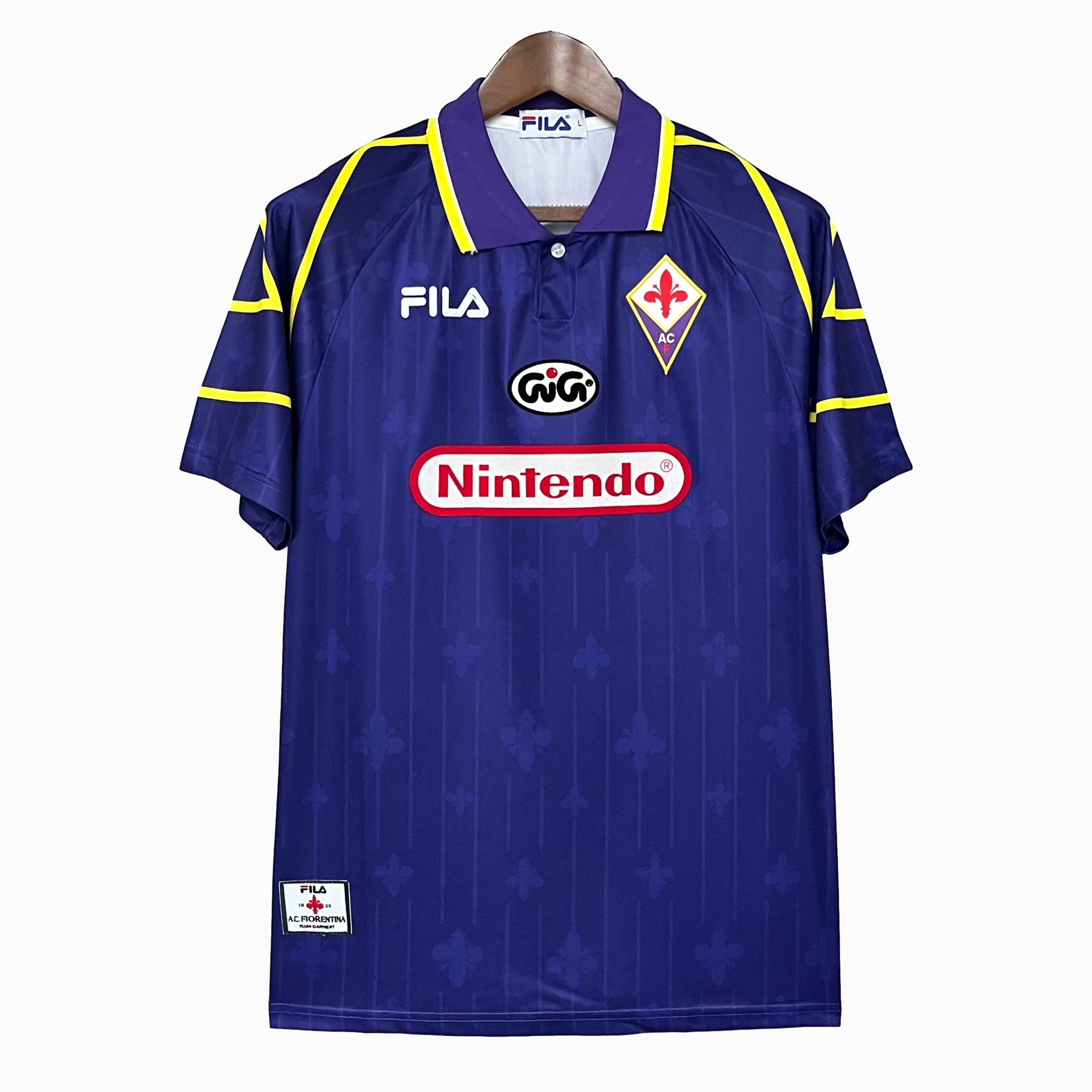 AlphaJersey-Retro Fiorentina 1997-98 Home Stadium Jersey