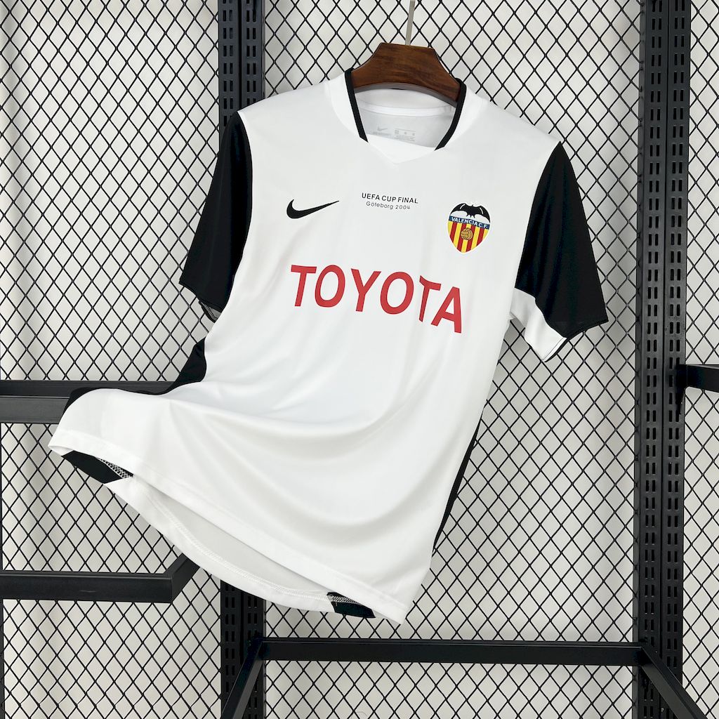 AlphaJersey-Retro Valencia 2003-04 UEFA Cup Final Home Jersey