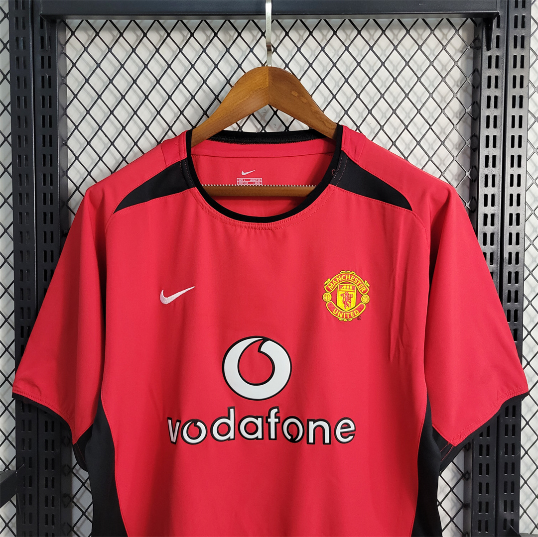 AlphaJersey-Retro Manchester United 02-04 Home Jersey