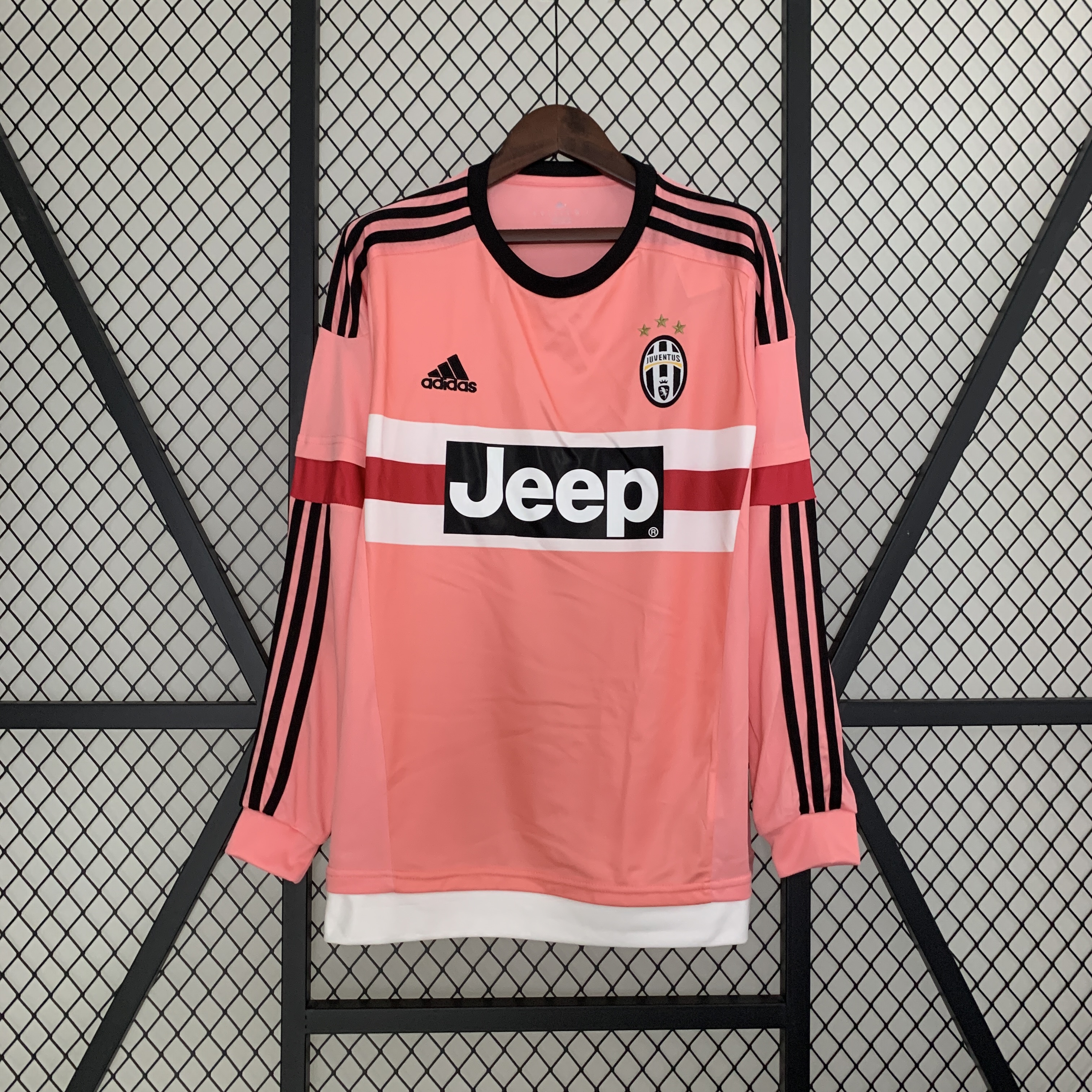 AlphaJersey-Retro Juventus 15-16 Away Stadium Long Sleeve Jersey
