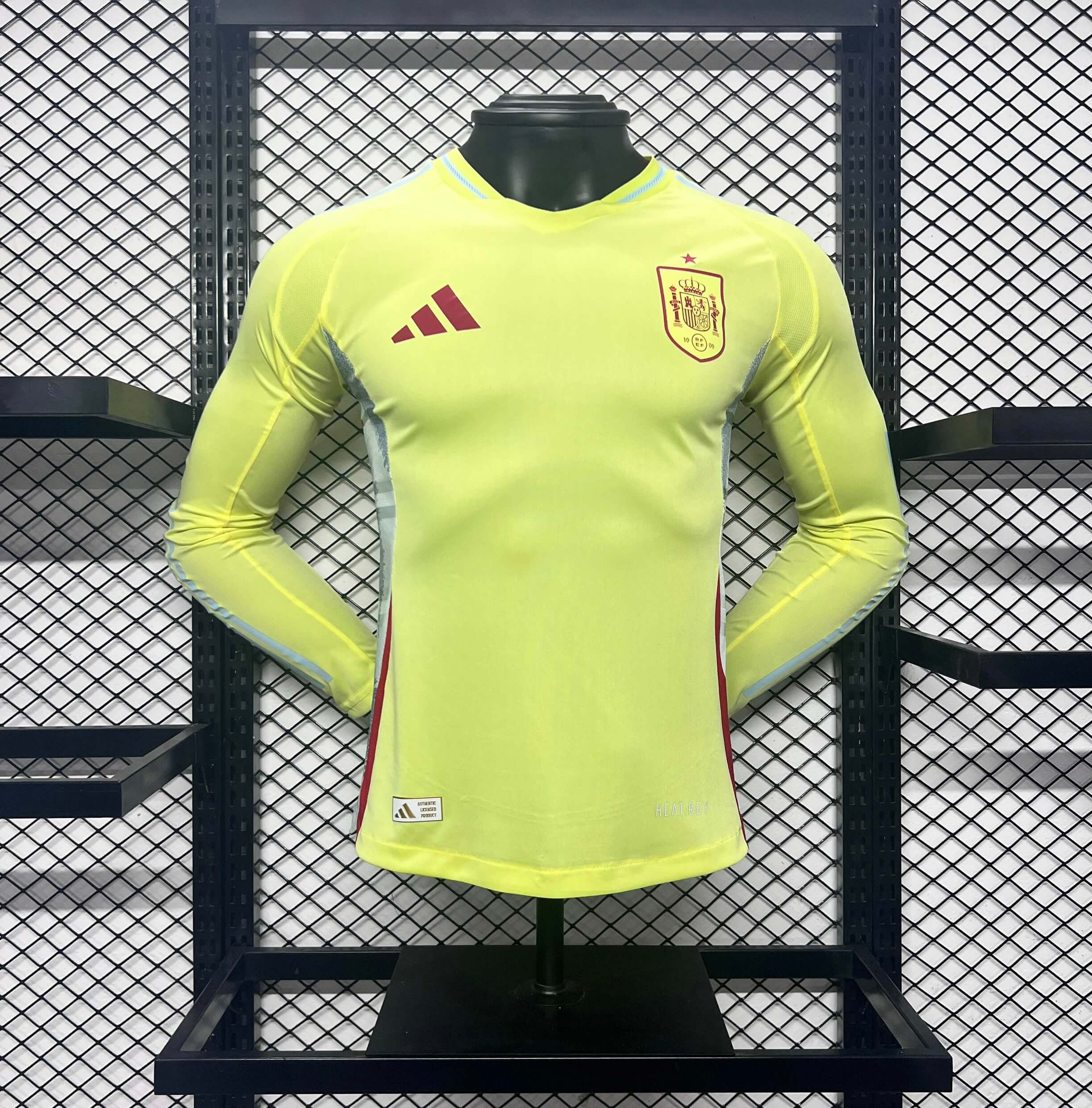 AlphaJersey-Spain 2024 Away Long Sleeve Jersey - Player Version