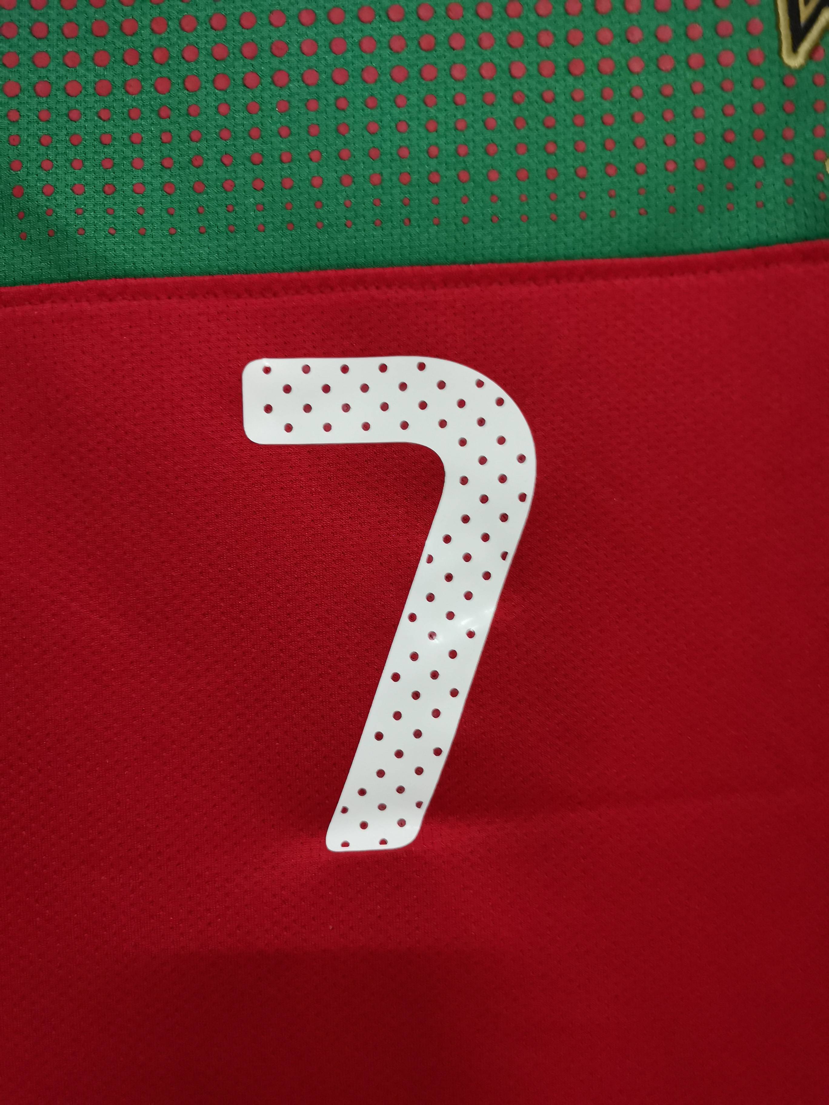 AlphaJersey-Retro Portugal 2010 Home Stadium Jersey