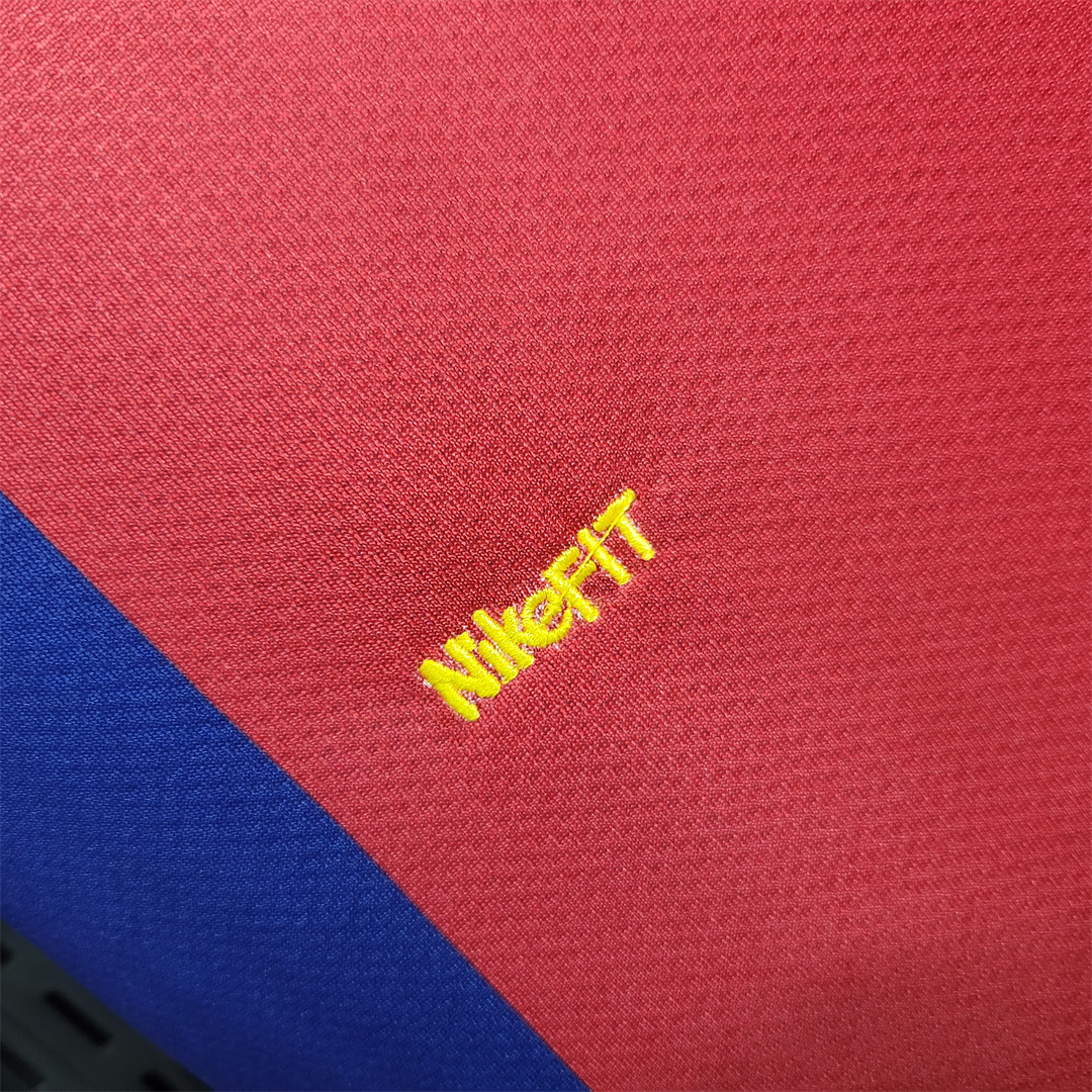 AlphaJersey-Retro Barcelona 07-08 Home Stadium Jersey