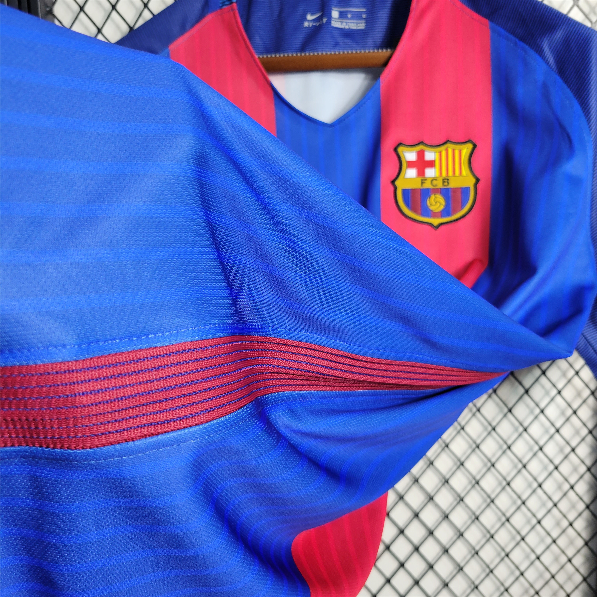 AlphaJersey-Retro Barcelona 16-17 Home Stadium Jersey