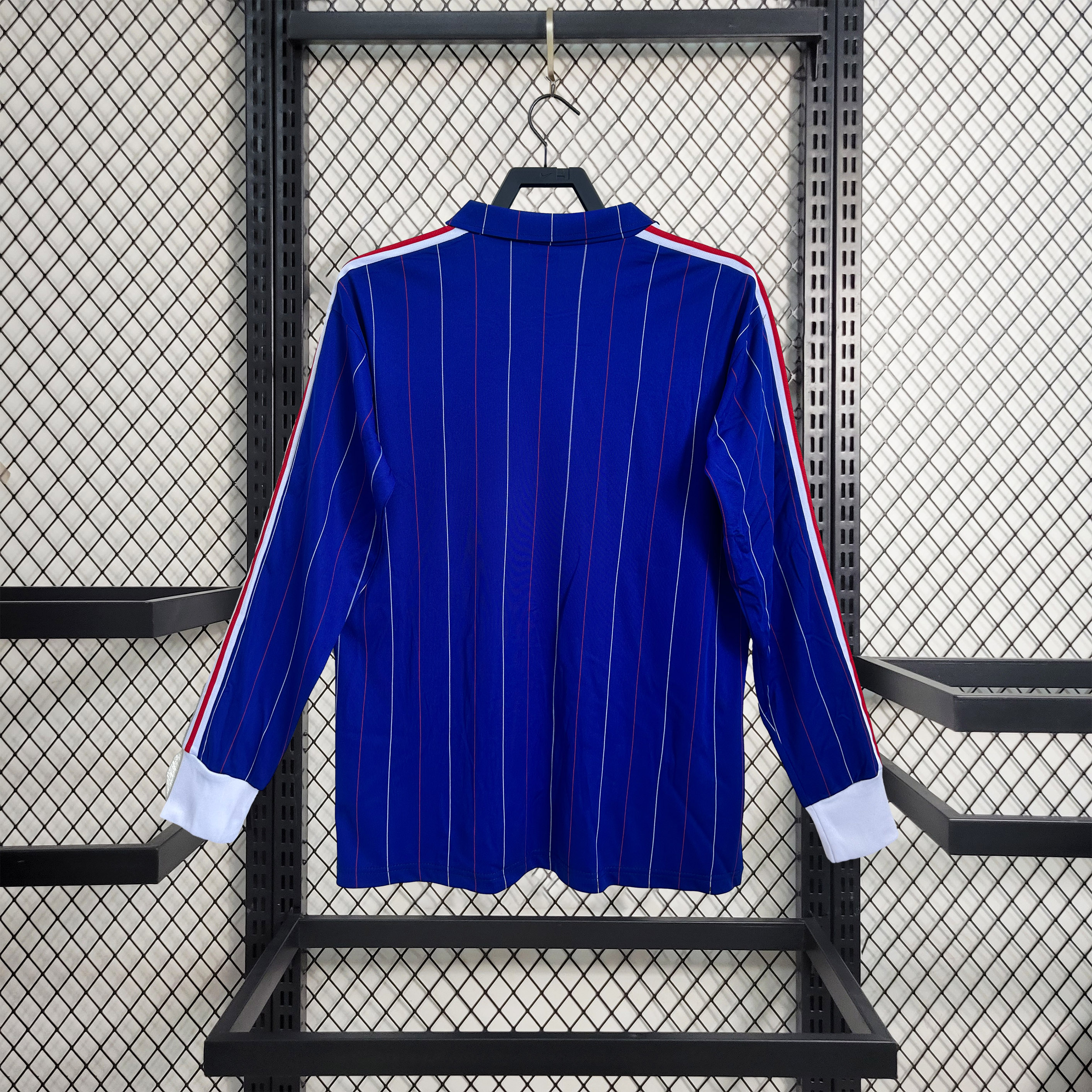 AlphaJersey-Retro France 1980-82 Home Long Sleeve Jersey