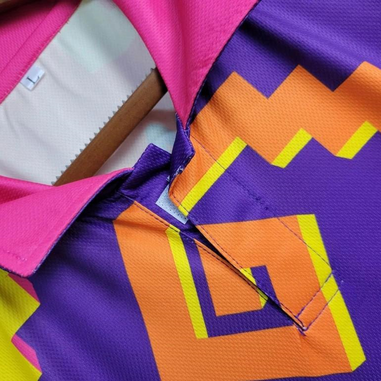 AlphaJersey-Retro Mexico 1995 Goalkeeper Purple Orange Jersey