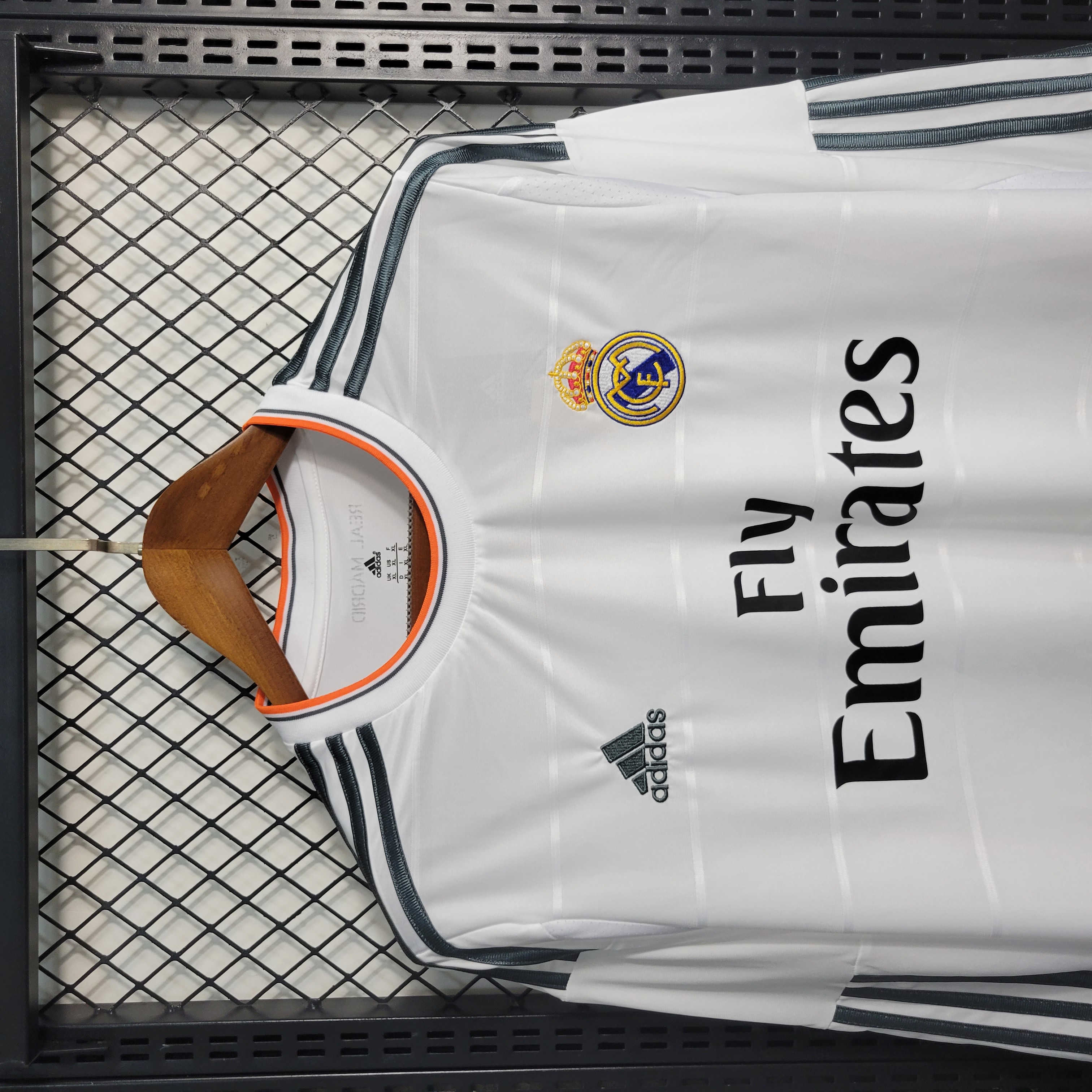 AlphaJersey-Retro Real Madrid 13-14 Home Stadium Long Sleeve Jersey