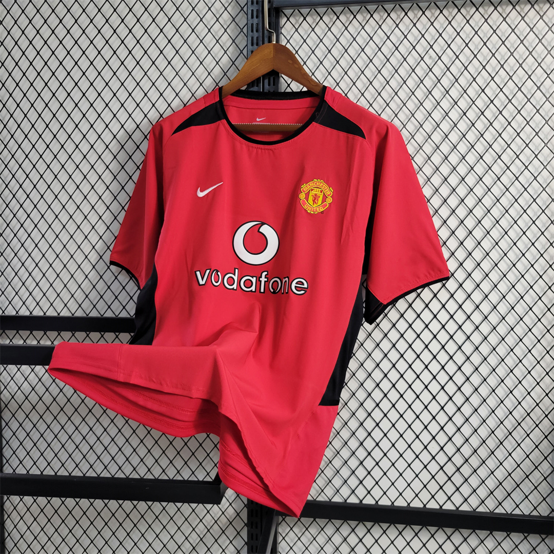 AlphaJersey-Retro Manchester United 02-04 Home Jersey