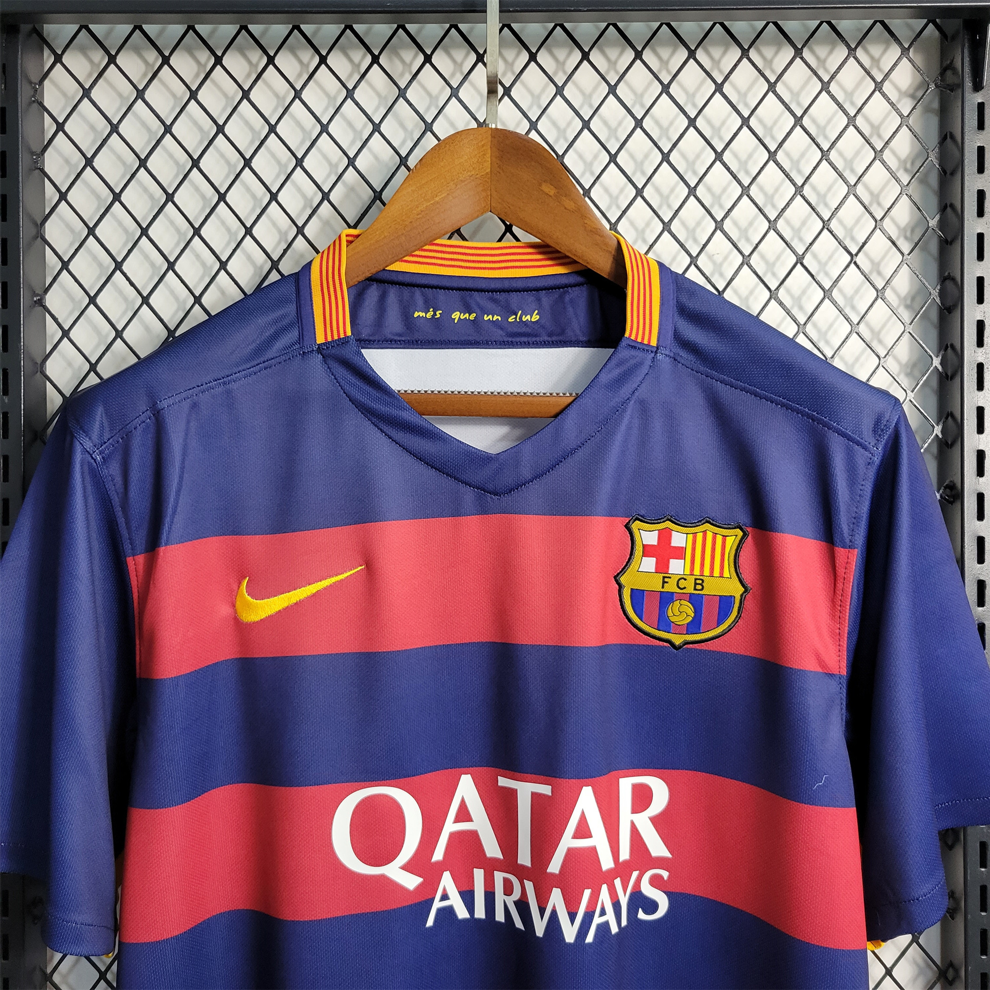 AlphaJersey-Retro Barcelona 15-16 Home Stadium Jersey