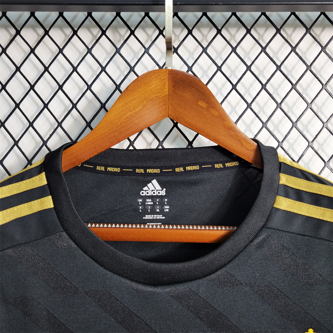 AlphaJersey-Real Madrid Retro 11-12 Away Long Sleeve Jersey