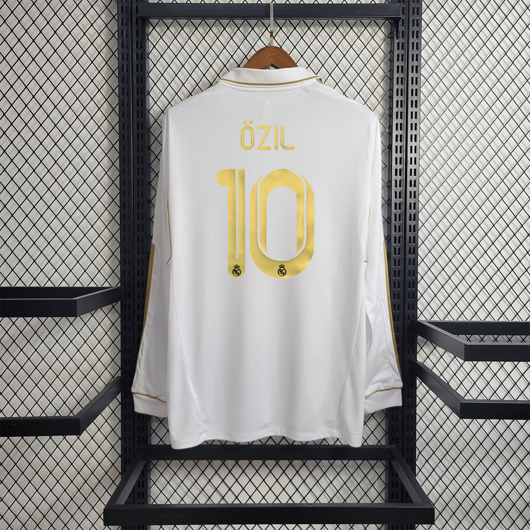AlphaJersey-Real Madrid Retro 11-12 Home Long Sleeve Jersey