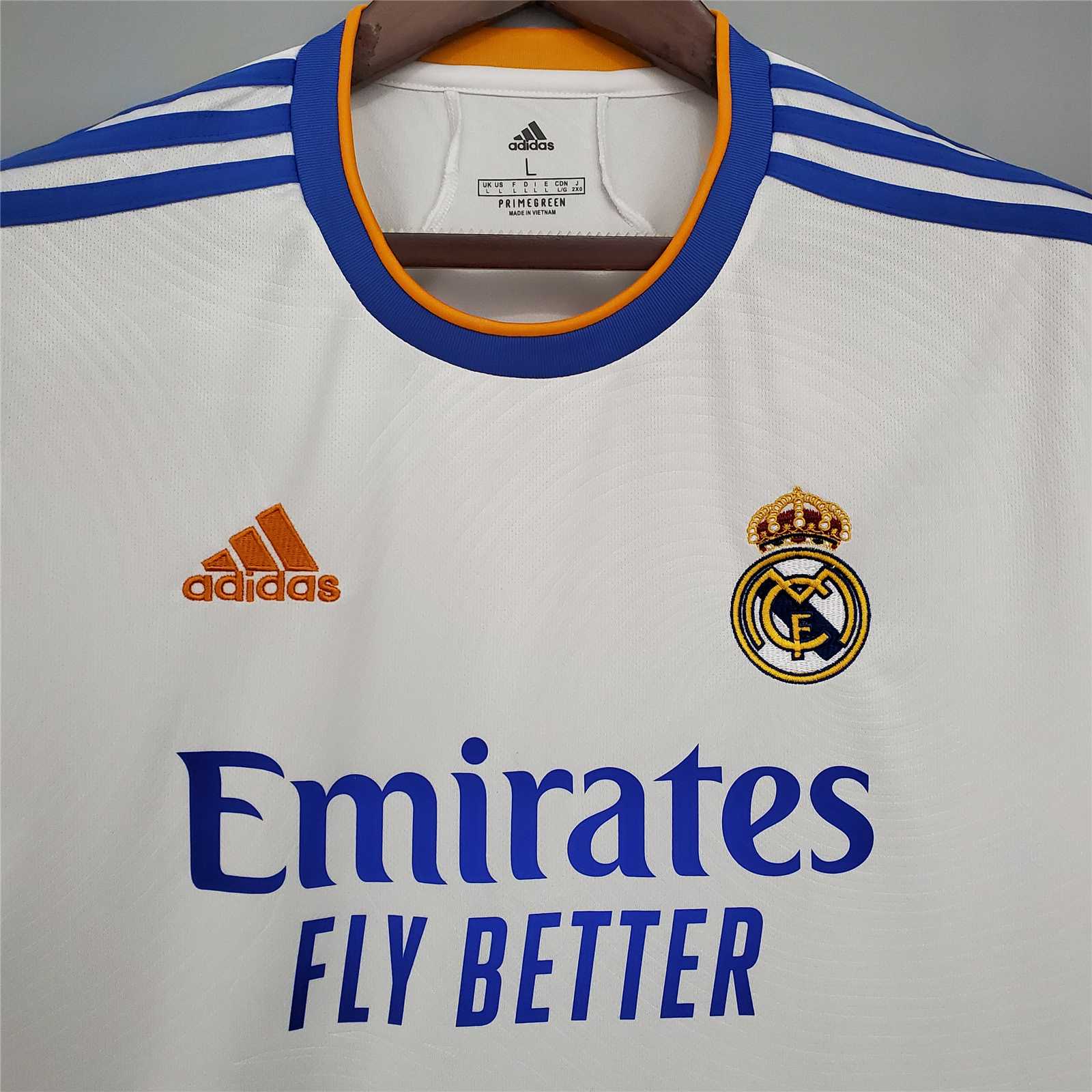AlphaJersey-Real Madrid Retro 21-22 Home Jersey