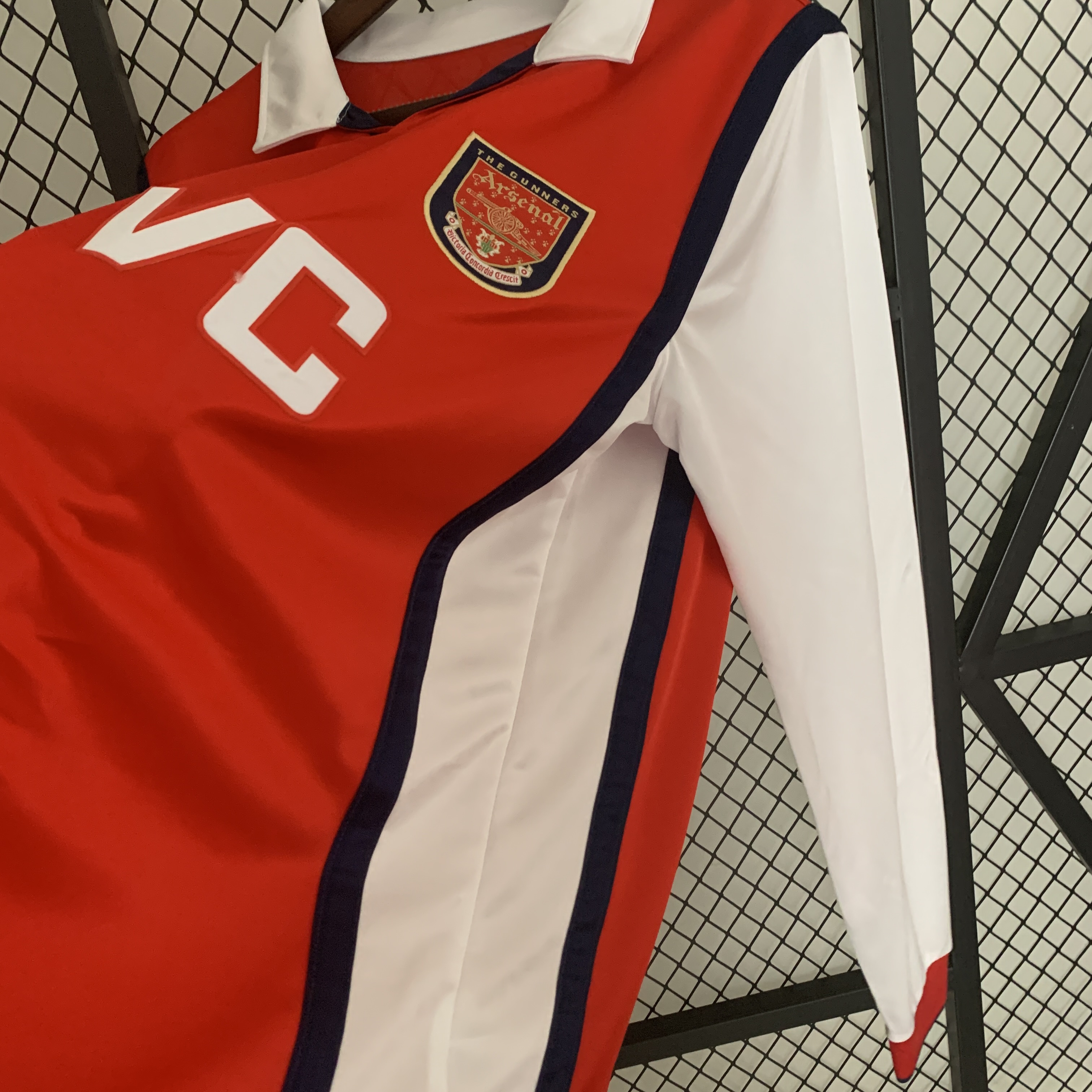 AlphaJersey-Retro Arsenal 98-99 Home Long Sleeve Jersey