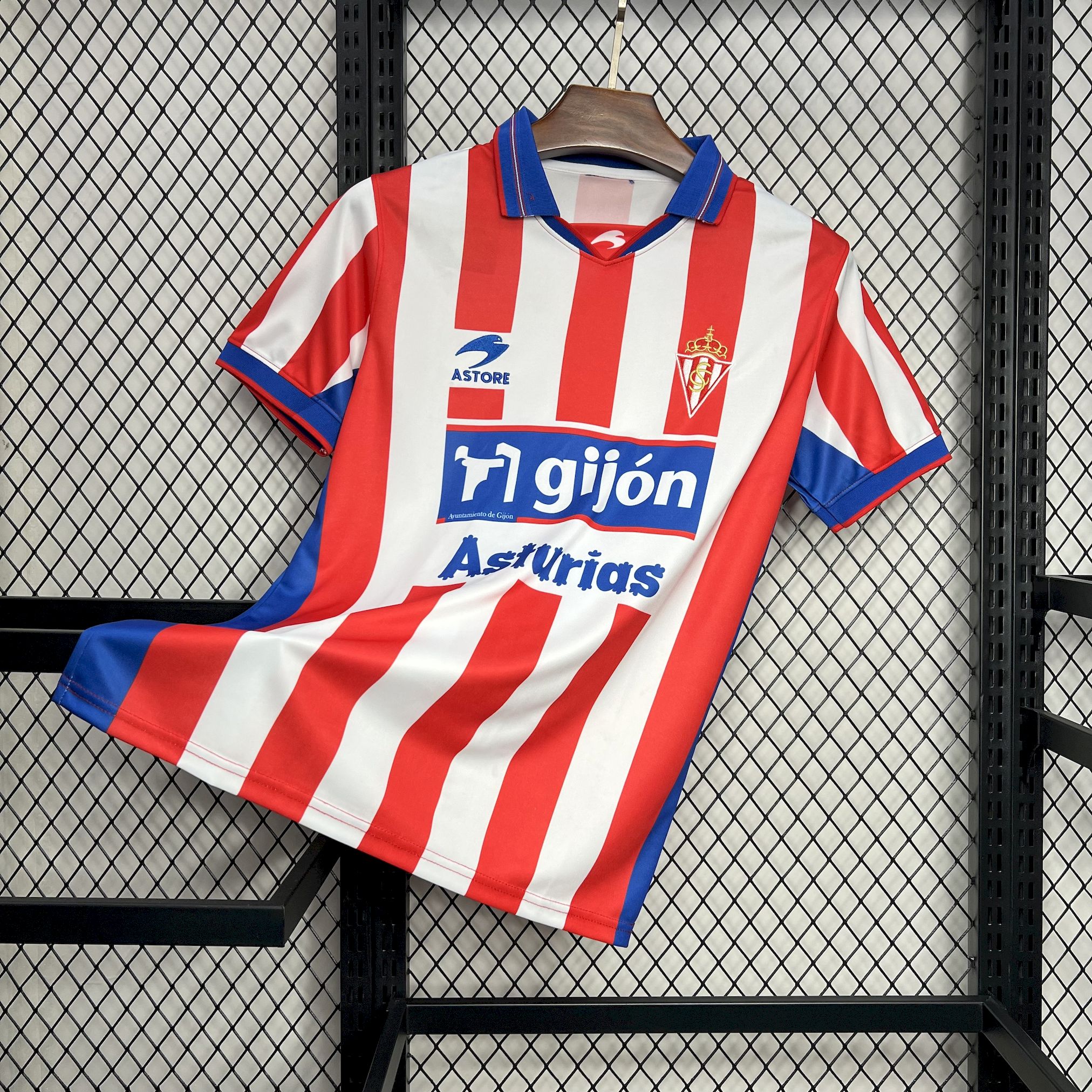 AlphaJersey-Retro Sporting de Gijon 2002-03 Home Jersey
