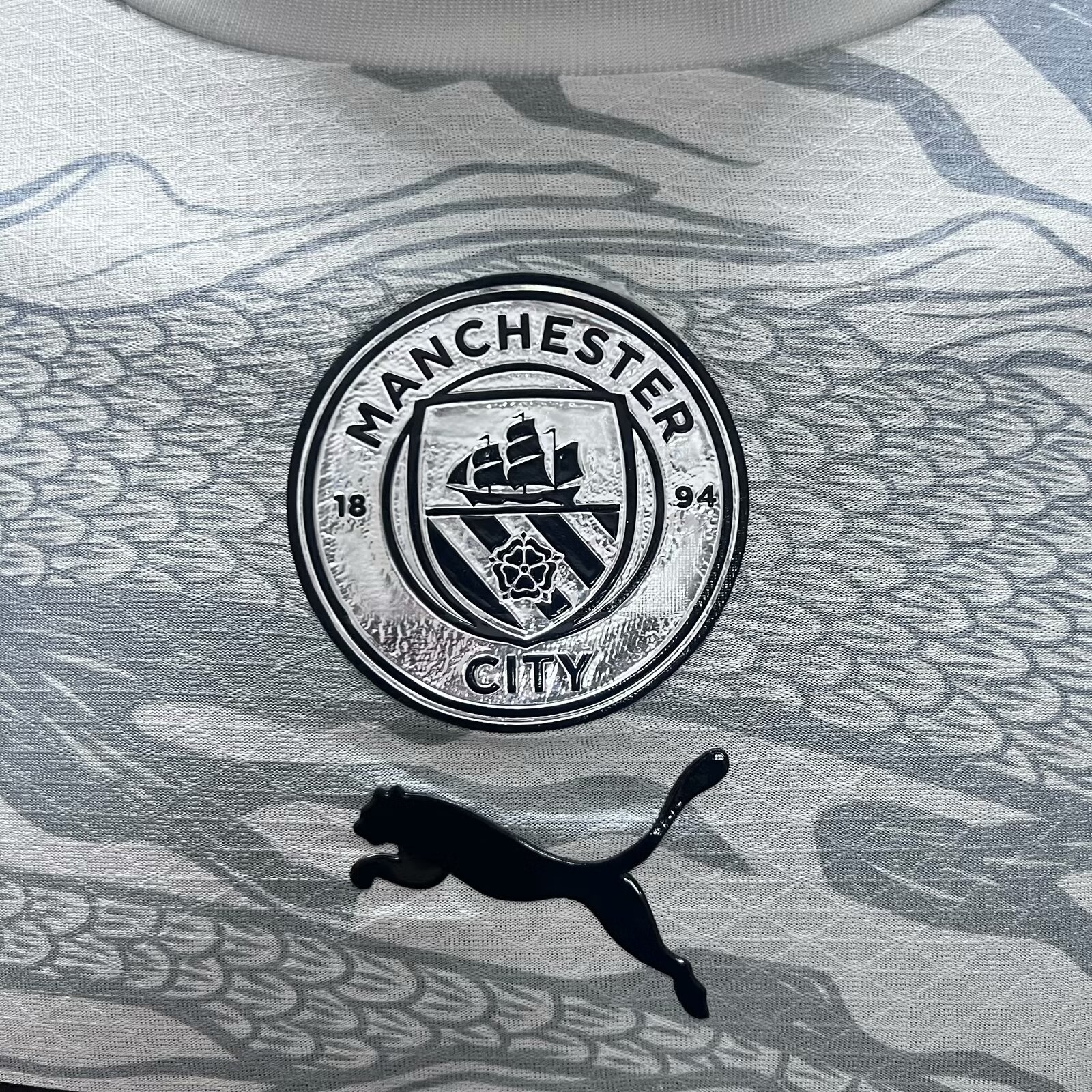 AlphaJersey-Manchester City 2024 Chinese New Year Pre-match Jersey - Player Version