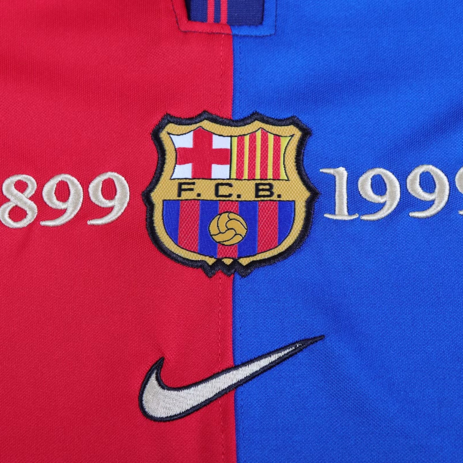 AlphaJersey-Retro Barcelona 99-00 Home 100th anniversary Kids Kit