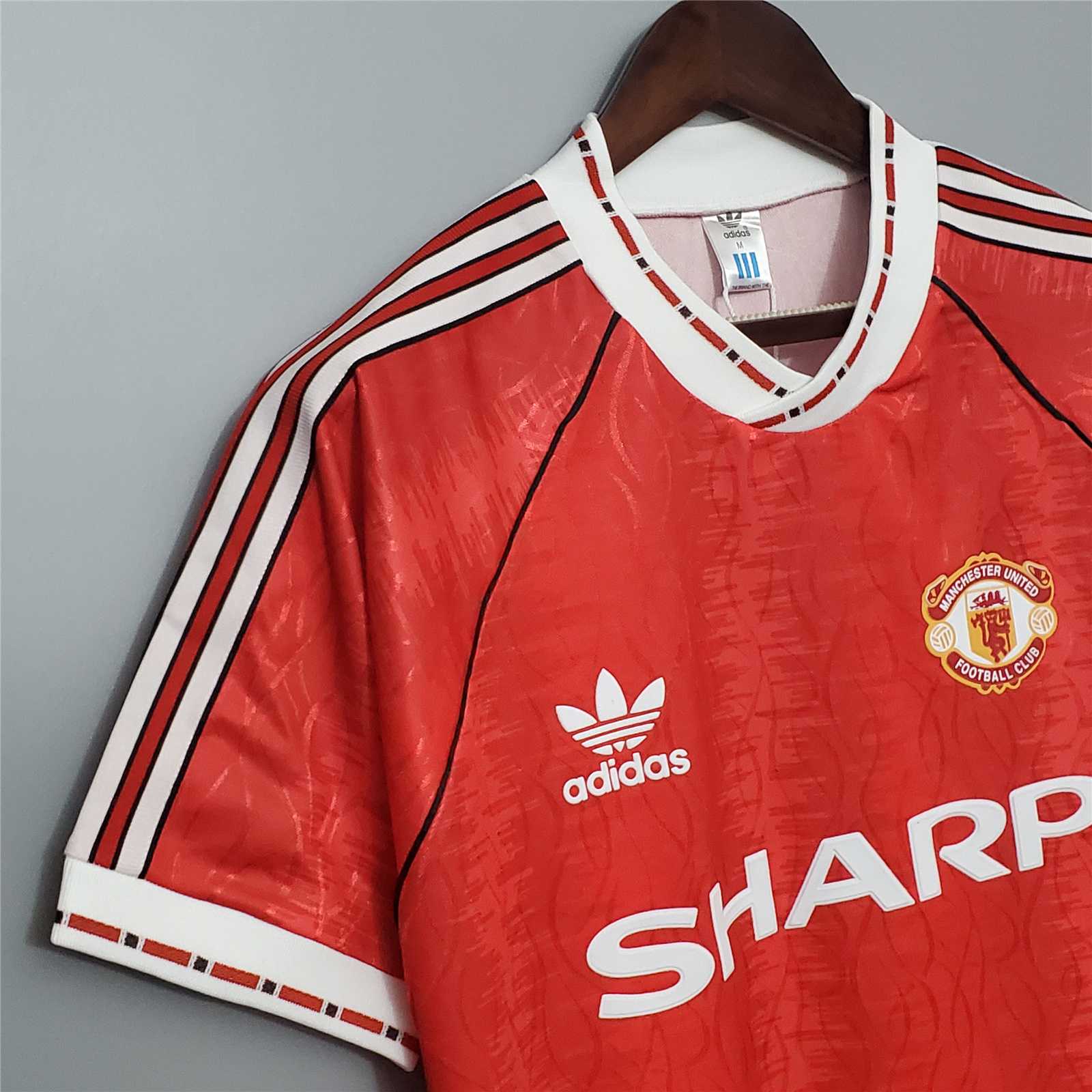 AlphaJersey-Retro Manchester United 91-92 Home Jersey