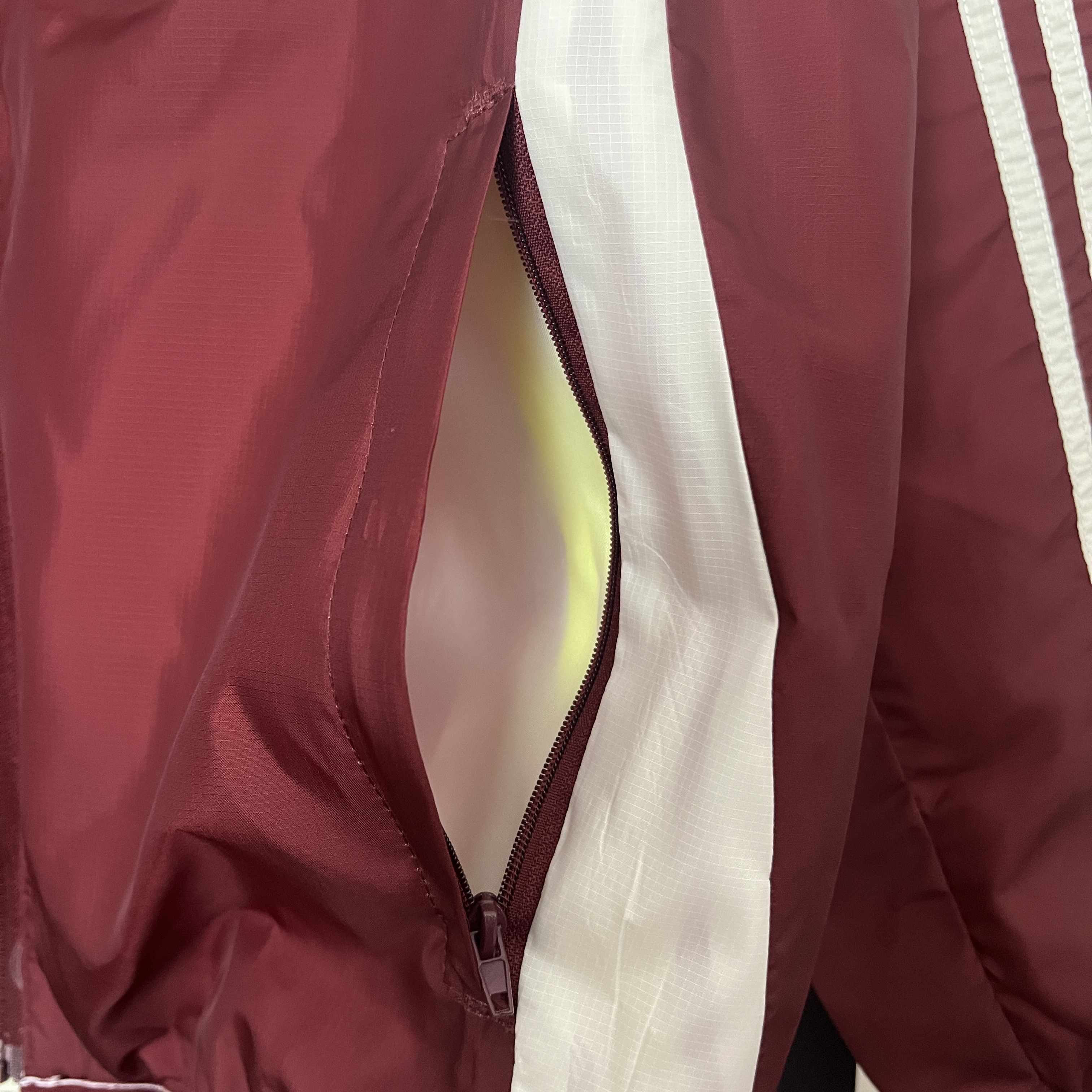 AlphaJersey-Mexico 2024 Double Sided Reversible Windbreaker - Red & Grey