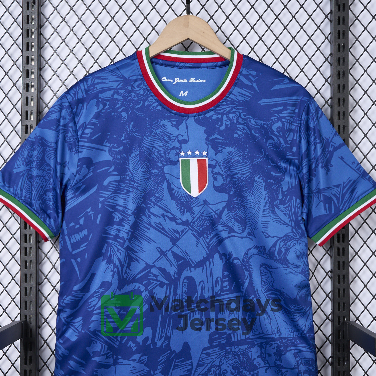 AlphaJersey-Italy 2024 Blue Special Edition Jersey - Fans Version
