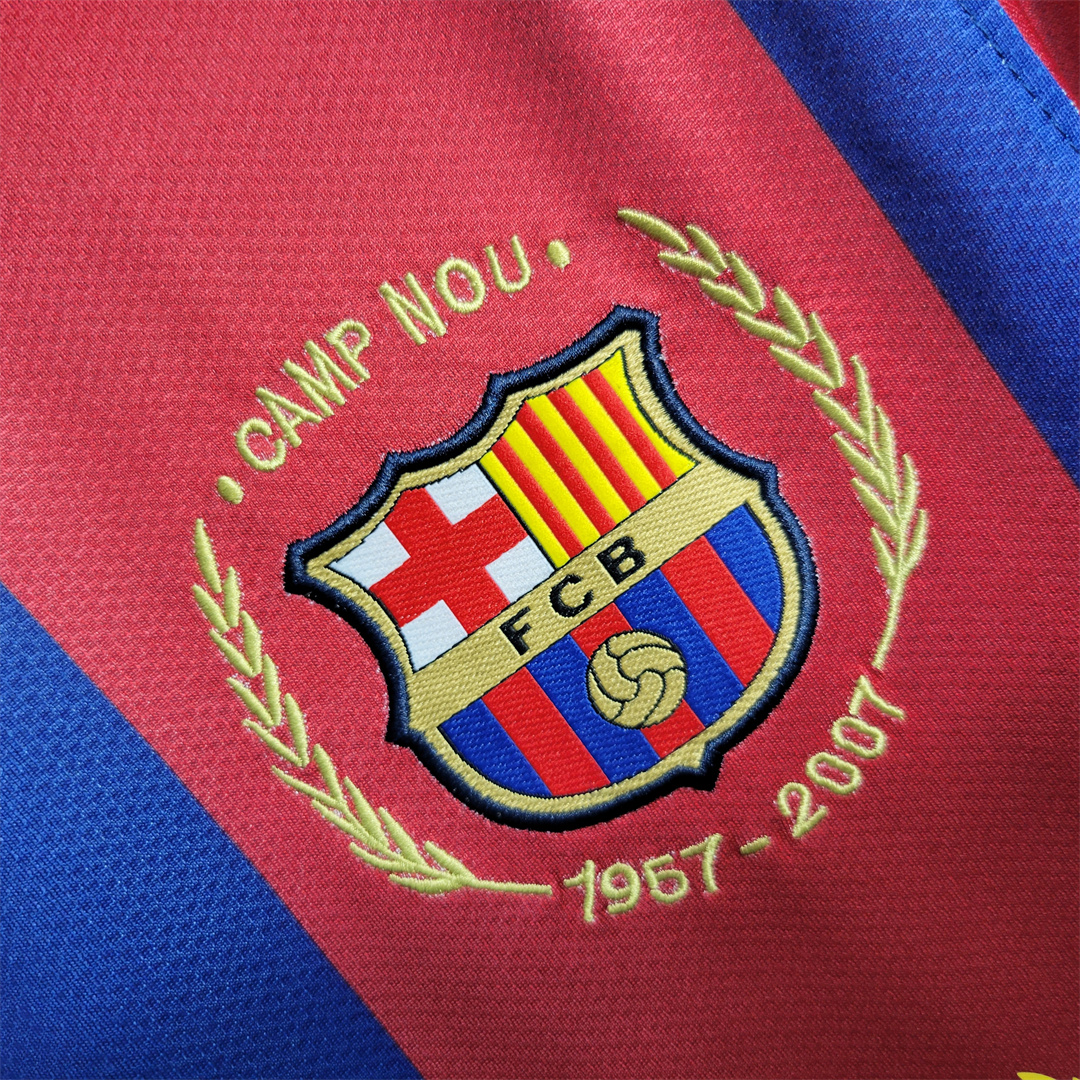AlphaJersey-Retro Barcelona 07-08 Home Stadium Jersey
