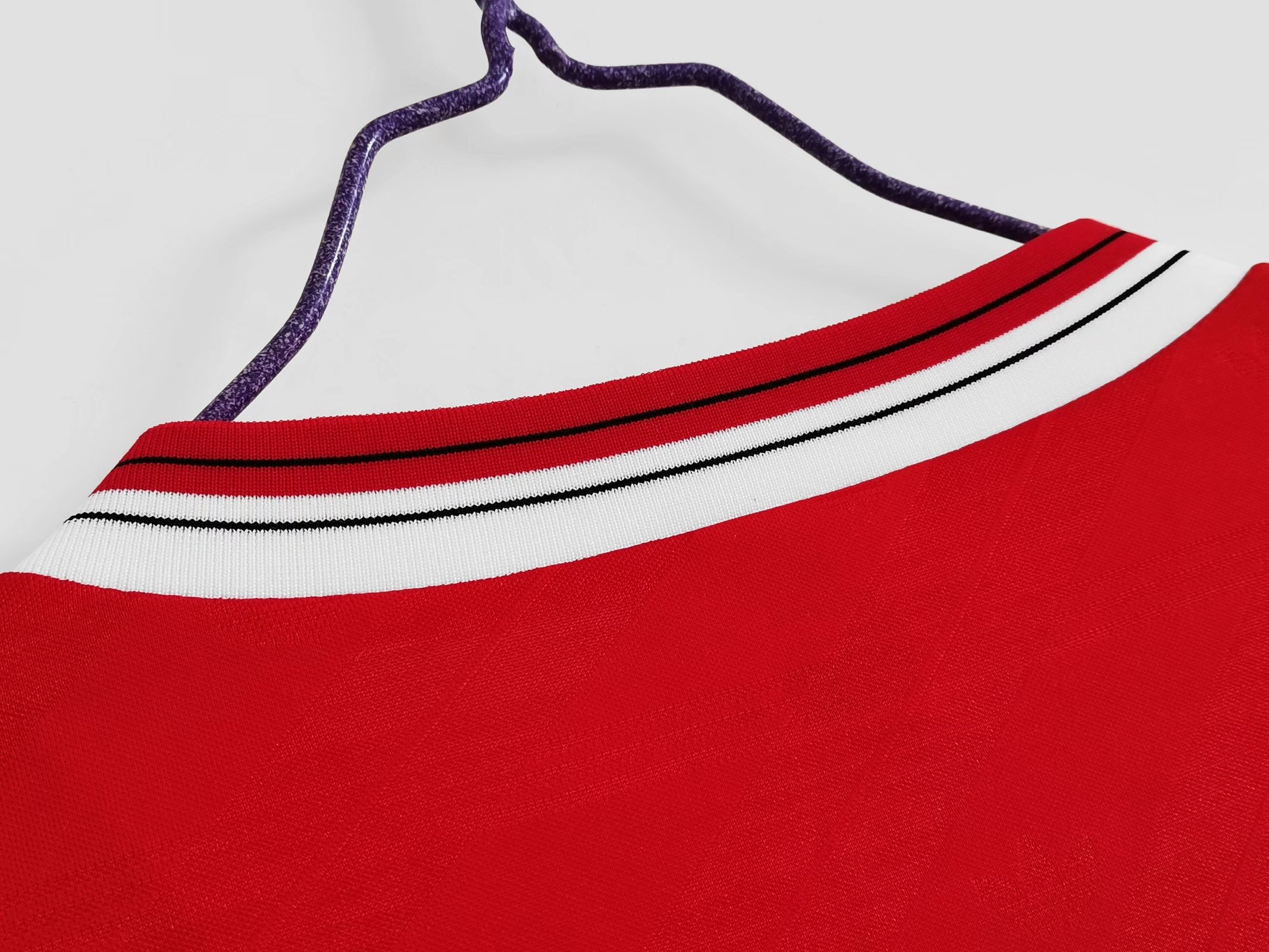 AlphaJersey-Retro Manchester United 86-88 Home Long Sleeve Jersey