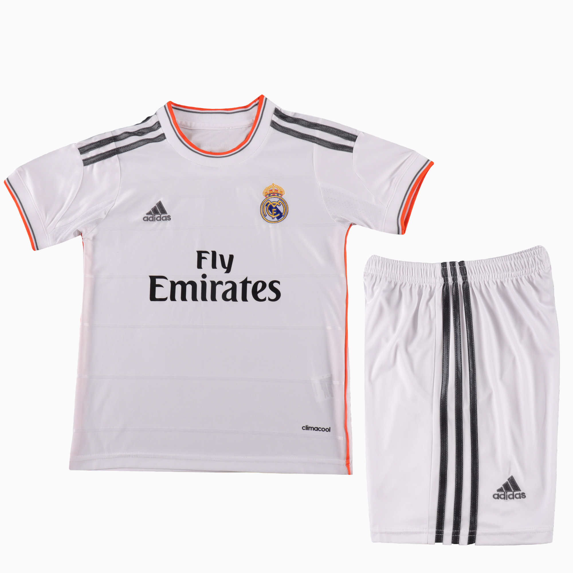 AlphaJersey-Retro Real Madrid 2013-14 Home Kids Kit