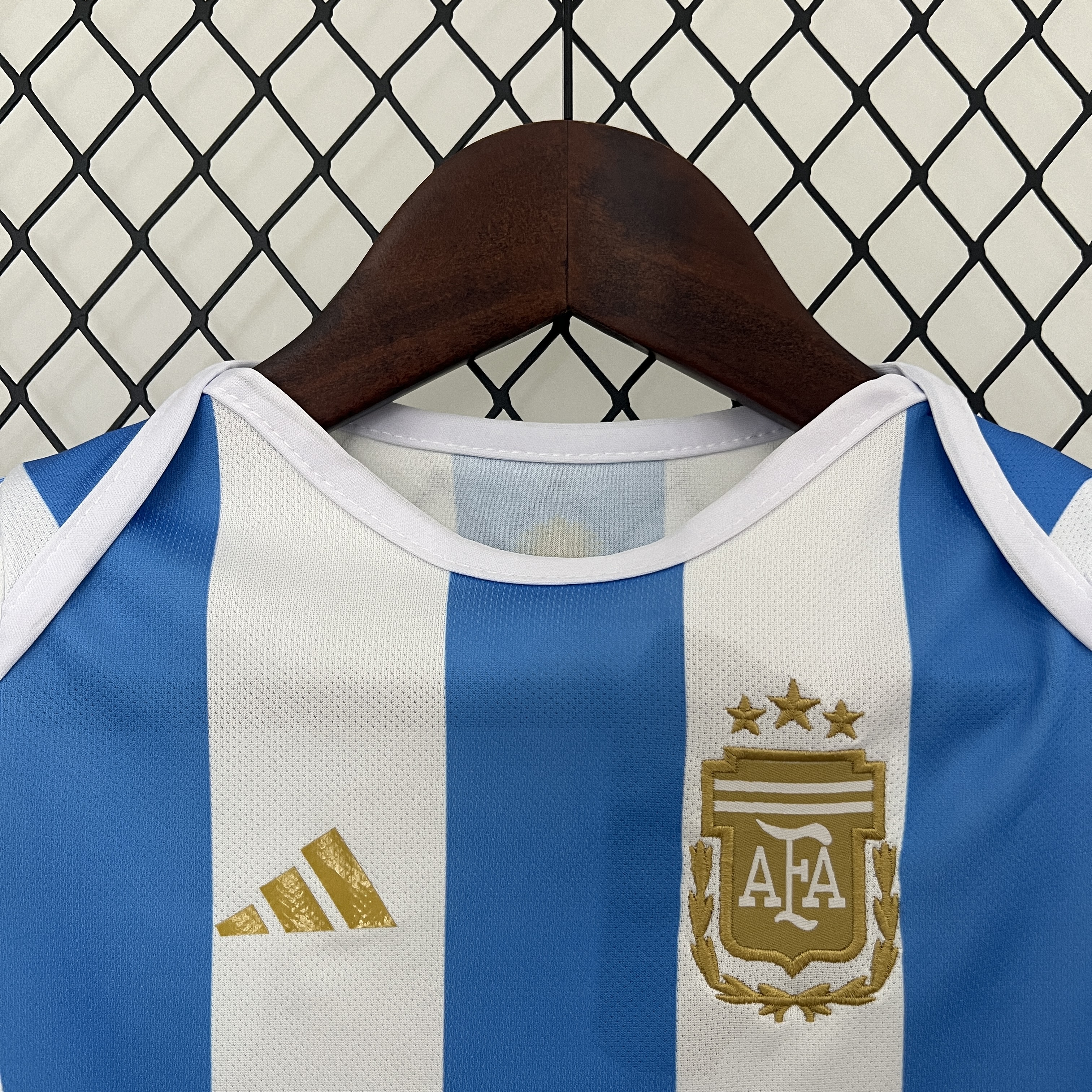 AlphaJersey-Argentina 2024 Home Baby Crawling Suit