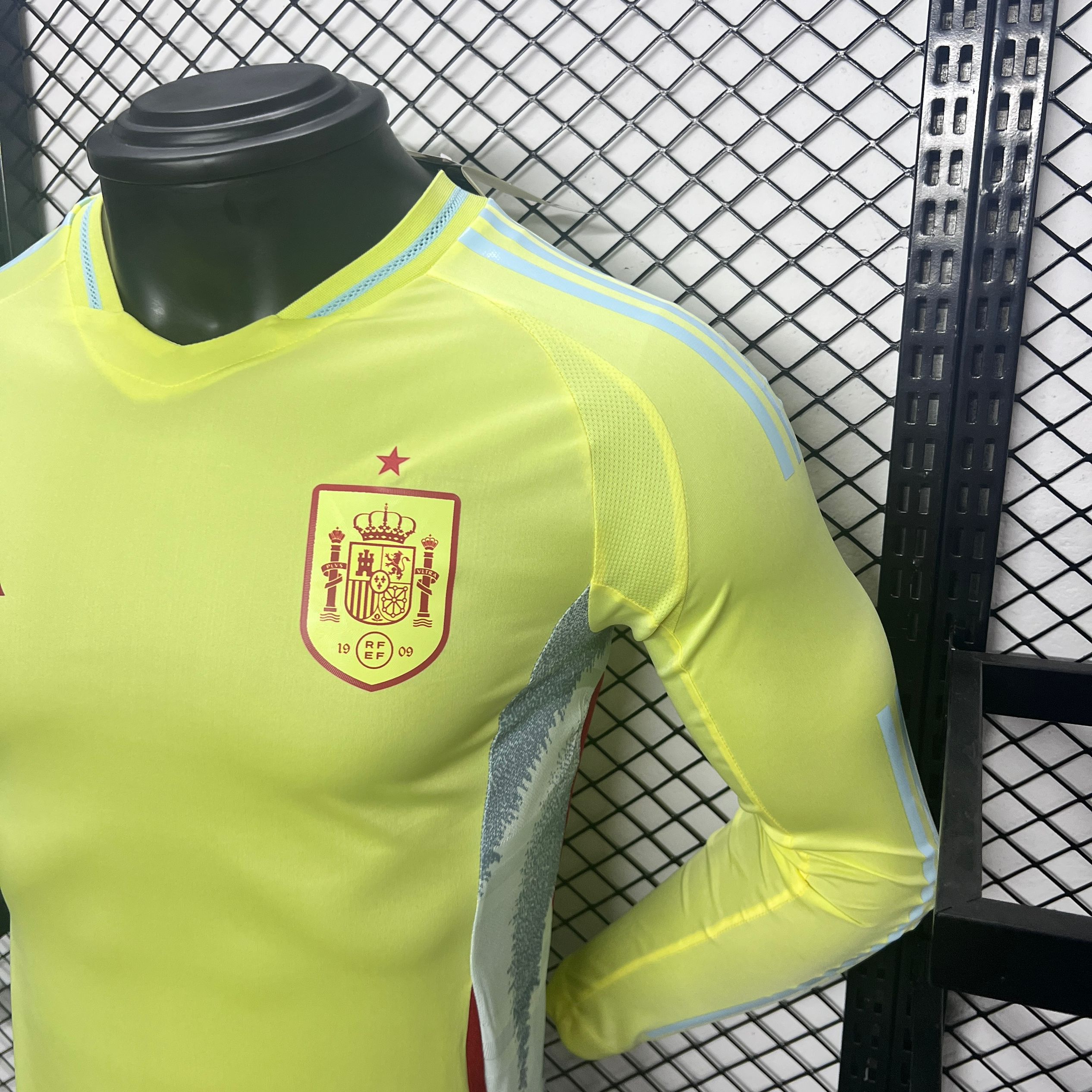AlphaJersey-Spain 2024 Away Long Sleeve Jersey - Player Version