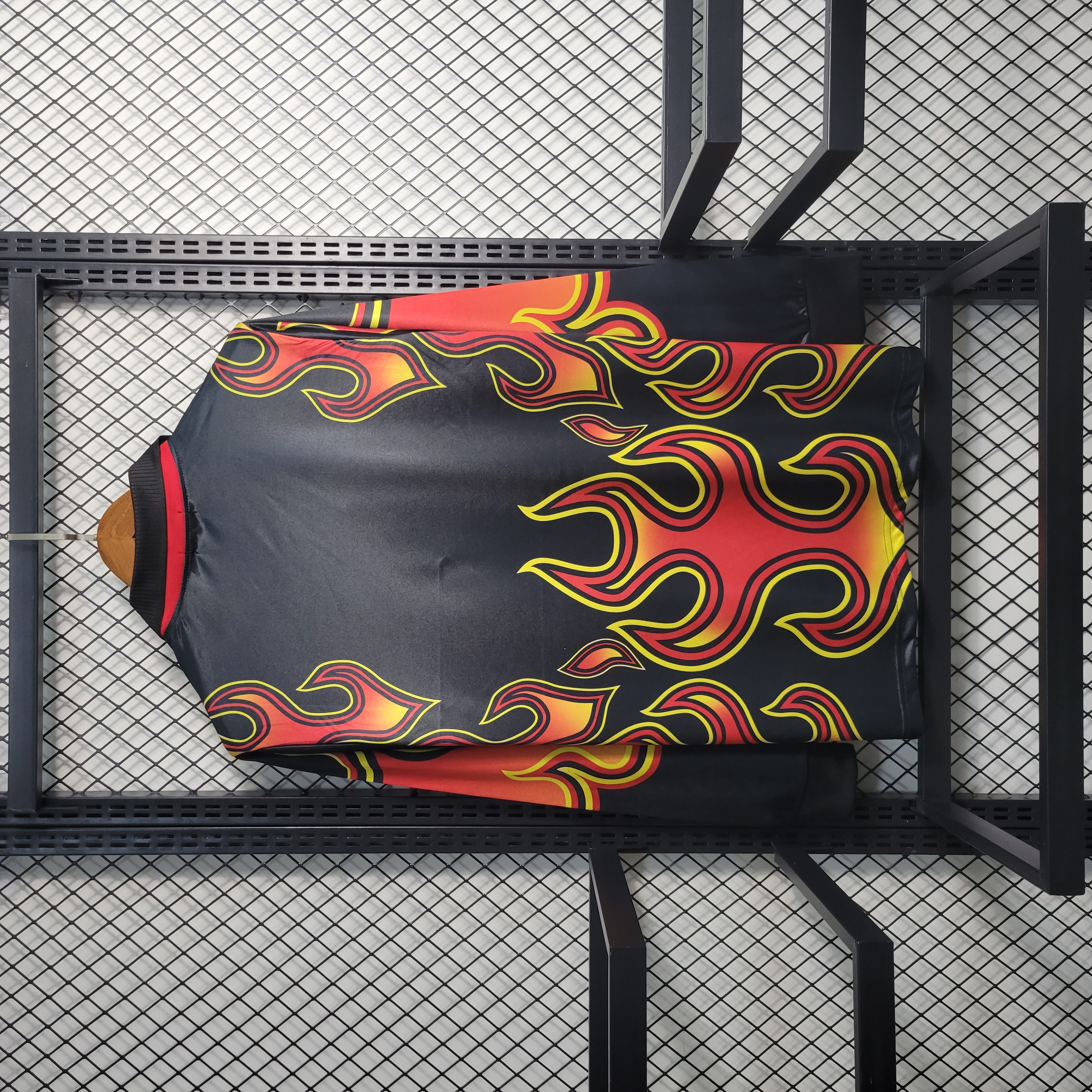 AlphaJersey-Retro Japan 1998 Red Flame Goalkeeper Jersey