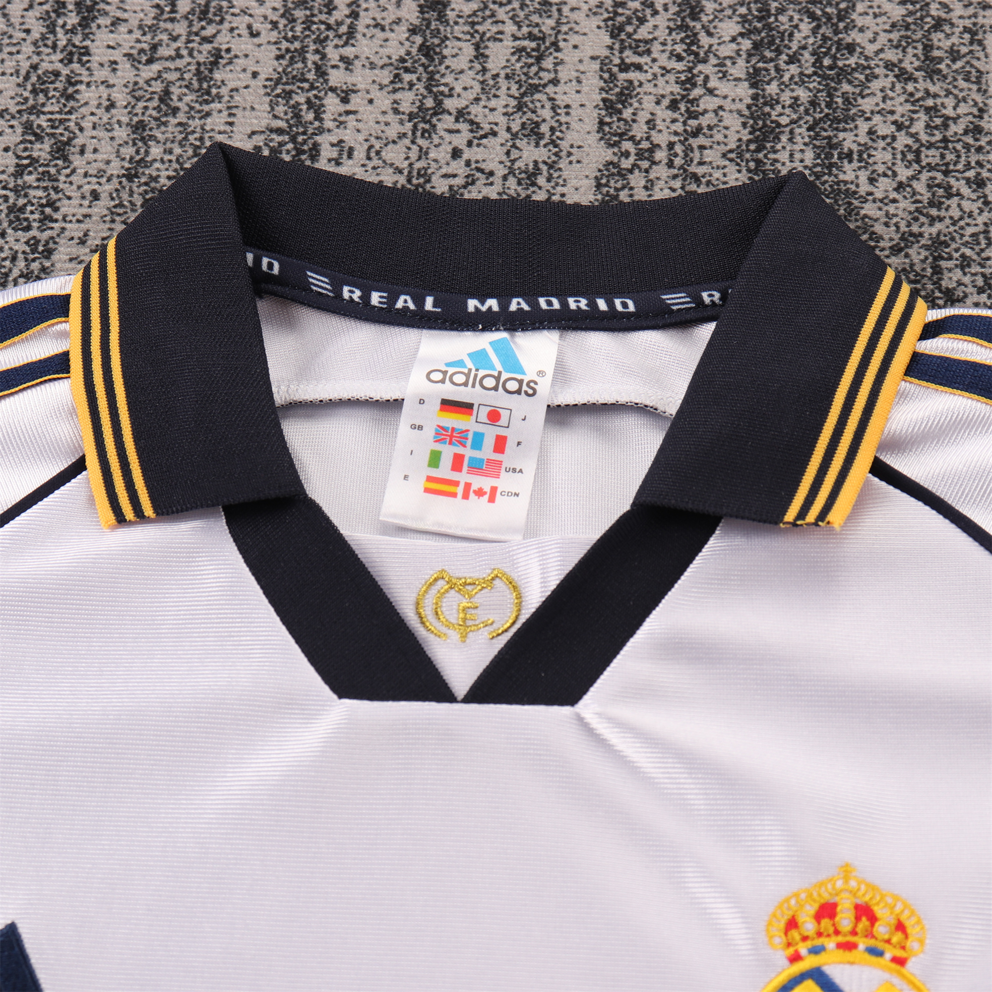 AlphaJersey-Retro Real Madrid 1998-00 Home Kids Kit