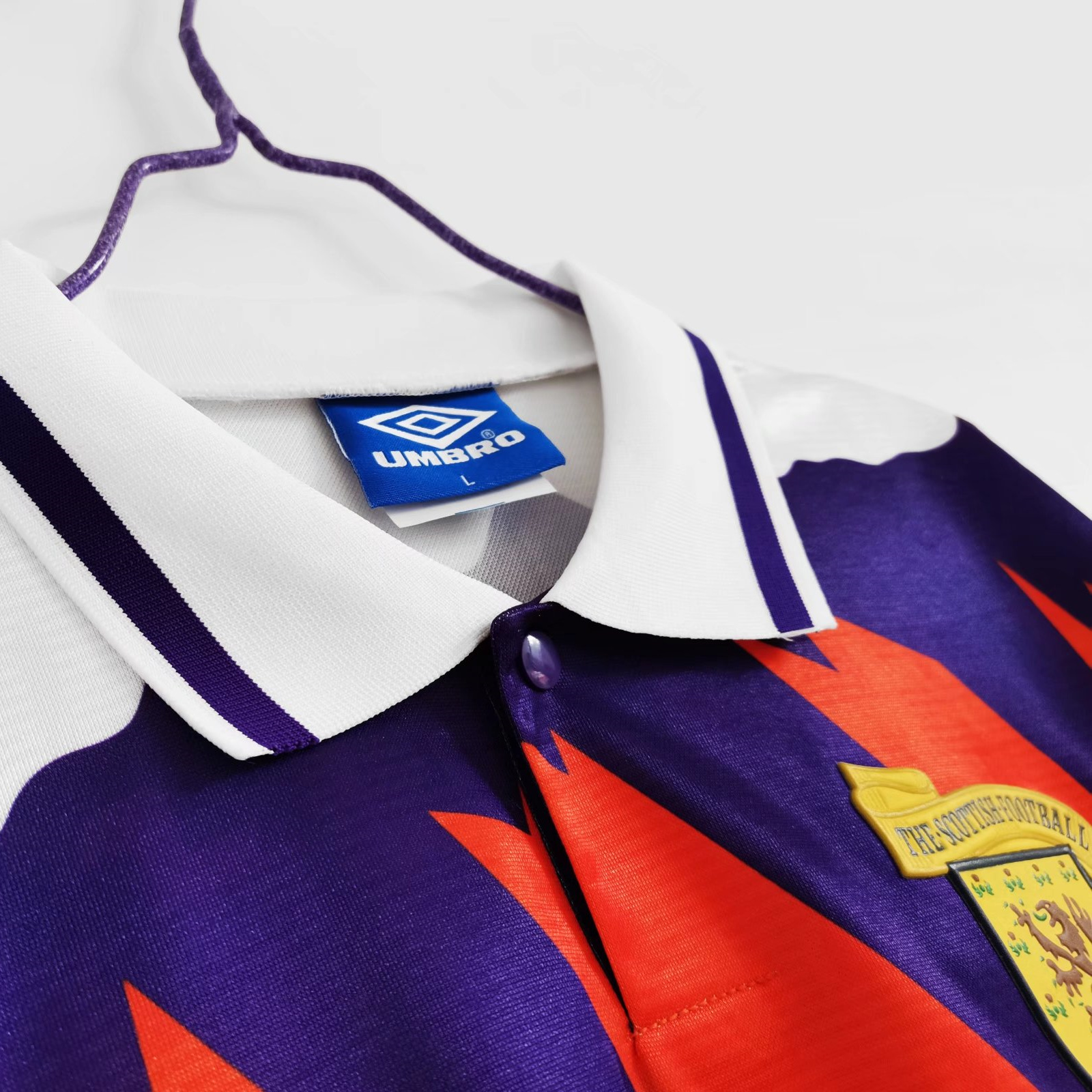 AlphaJersey-Retro S-c-o.t l.a-n.d 1992 Away Stadium Jersey