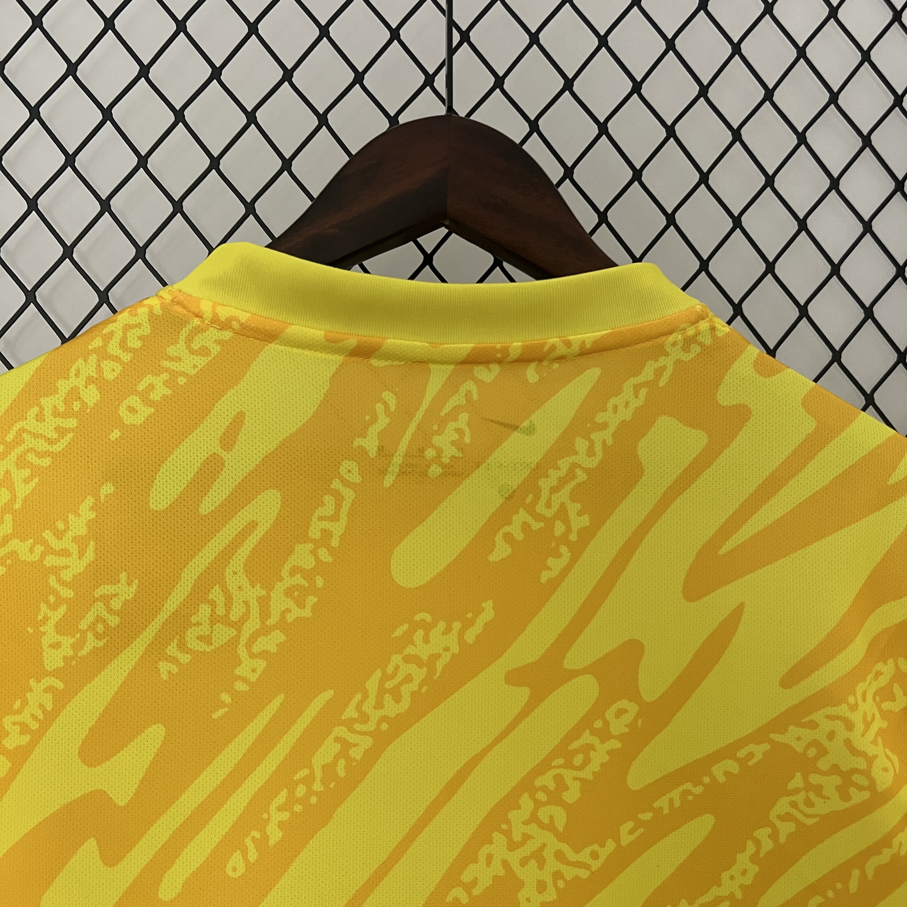 AlphaJersey-France 2024 Yellow Goalkeeper Jersey - Fans Version