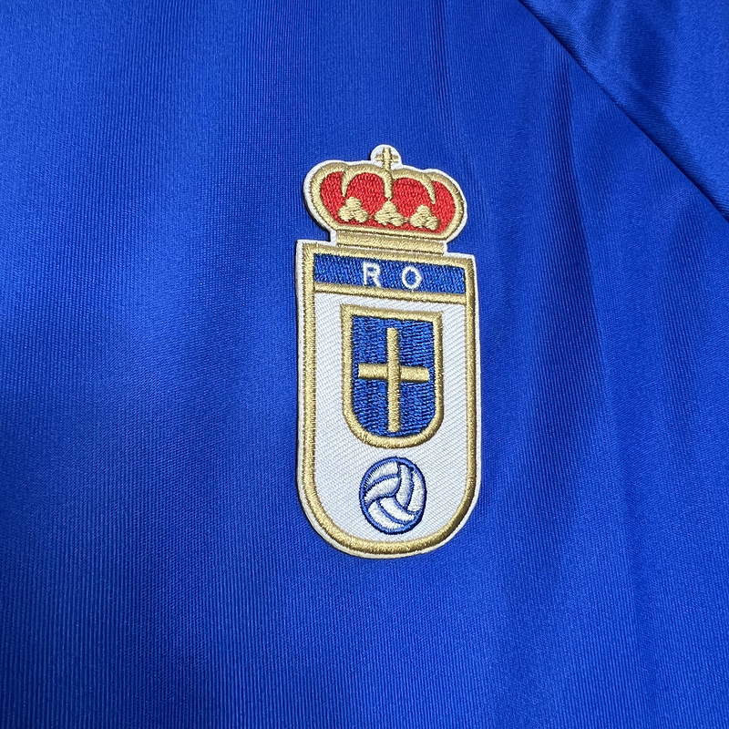AlphaJersey-Retro Real Oviedo Vetusta 1990-91 Home Stadium Jersey