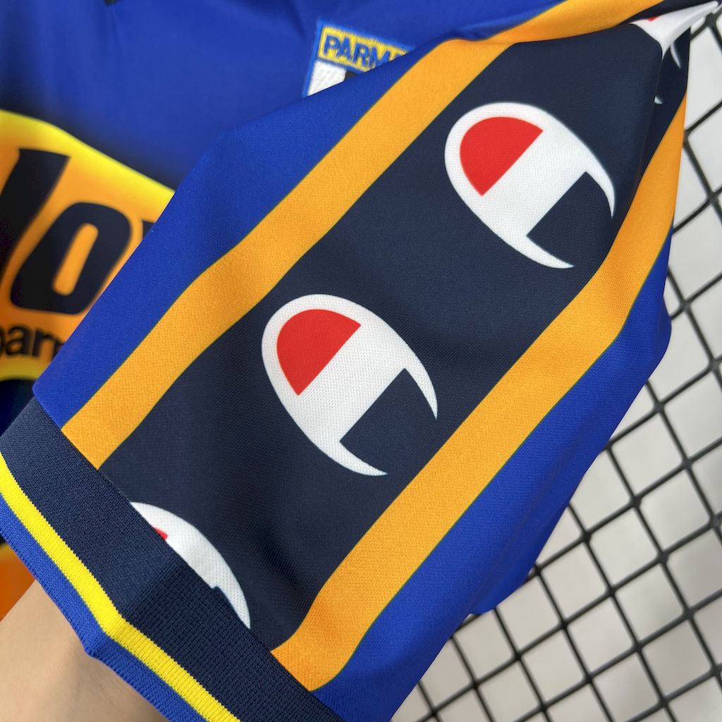 AlphaJersey-Retro Parma 2001-02 Home Jersey - Fans Version