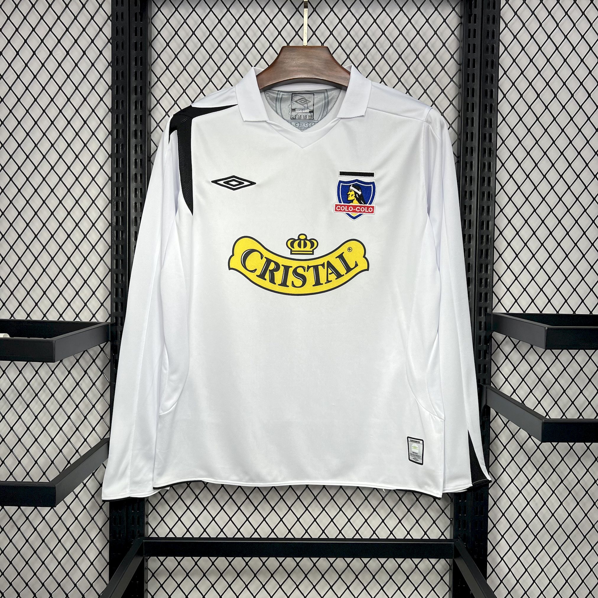 AlphaJersey-Retro Colo Colo 2006 Home Long Sleeve Jersey