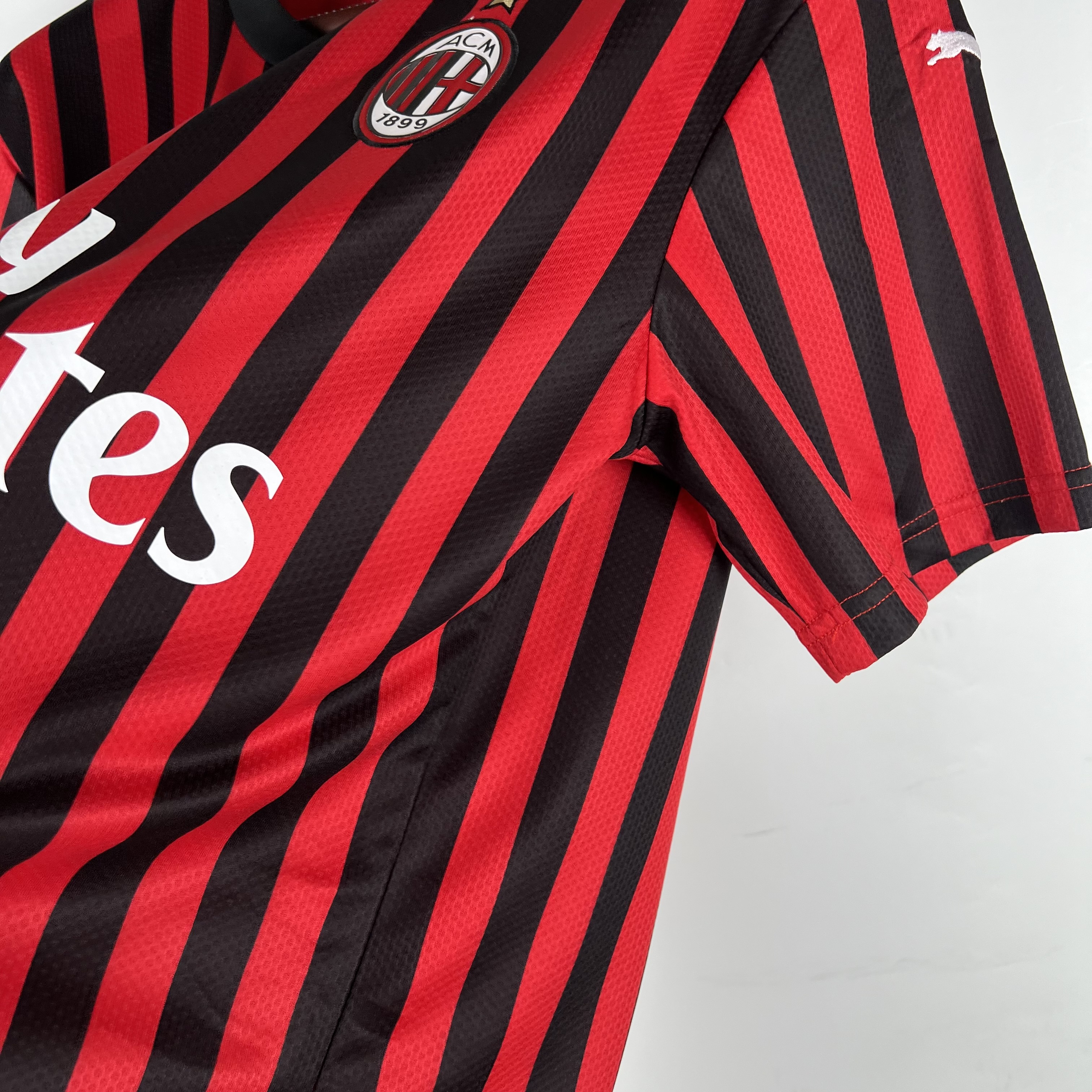 AlphaJersey-Retro AC Milan 2019-20 Home Stadium Jersey