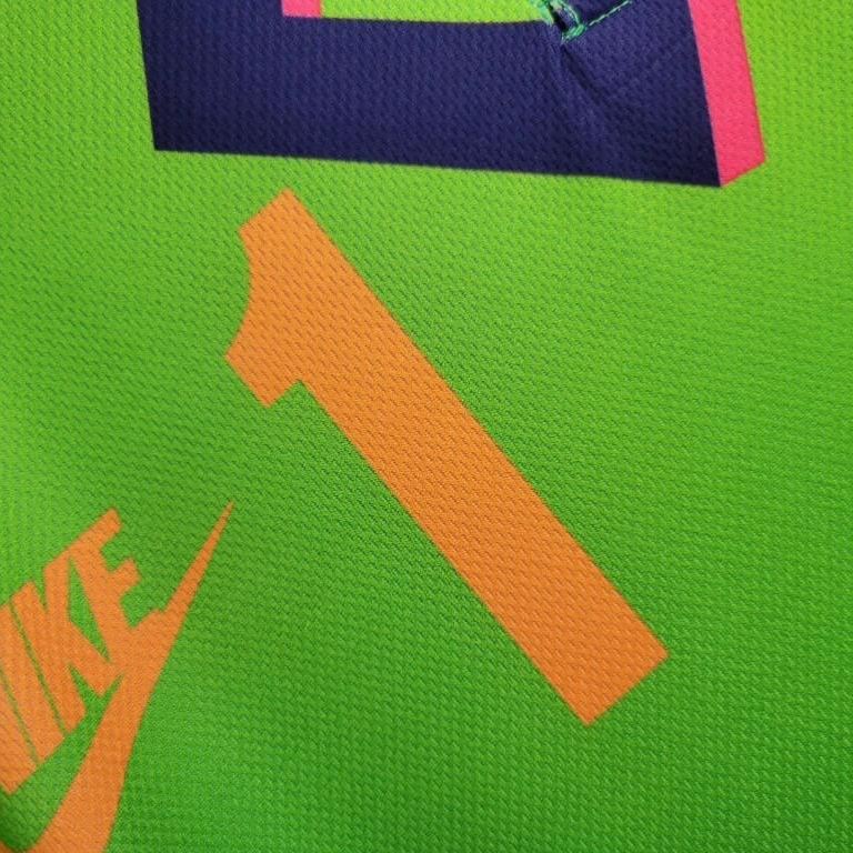 AlphaJersey-Retro Mexico 1995 Goalkeeper Green Black Jersey