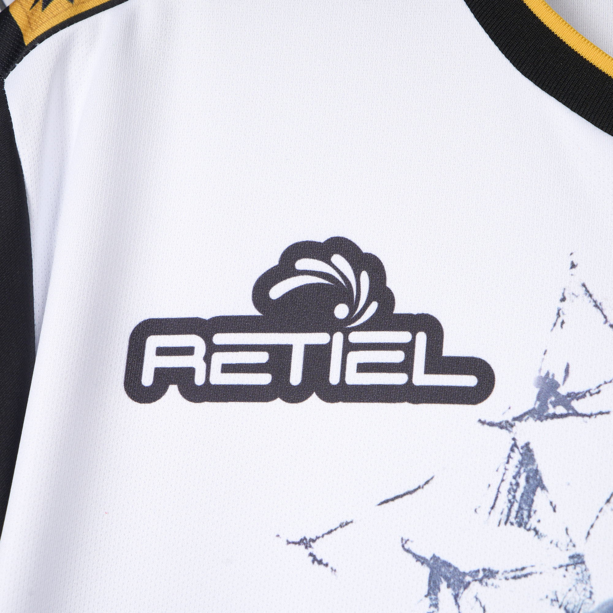 AlphaJersey-Retro Club Almirante Brown 2021 White Anniversary Jersey