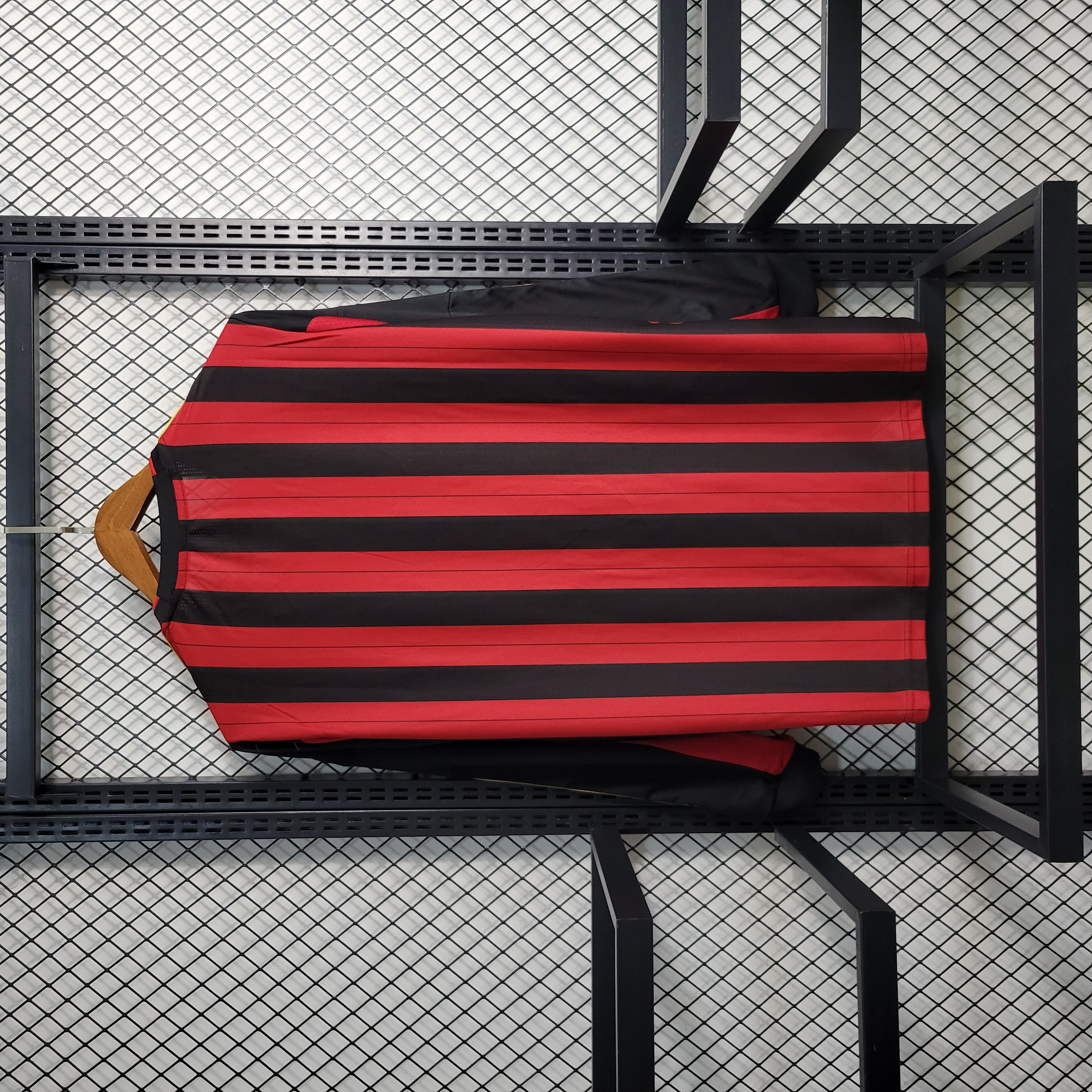 AlphaJersey-Retro AC Milan 13-14 Home Stadium Long Sleeve Jersey