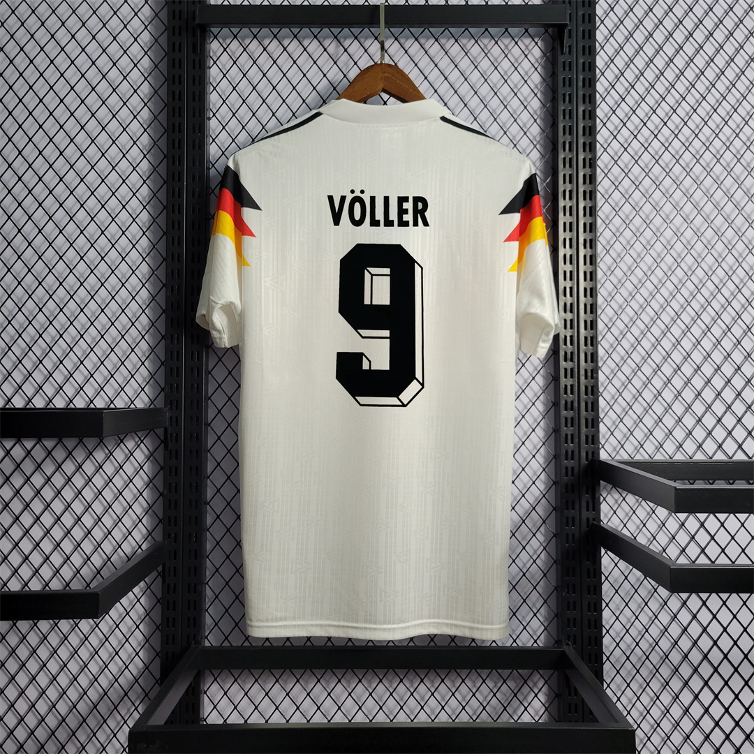 AlphaJersey-Retro Germany 1990 Home Stadium Jersey