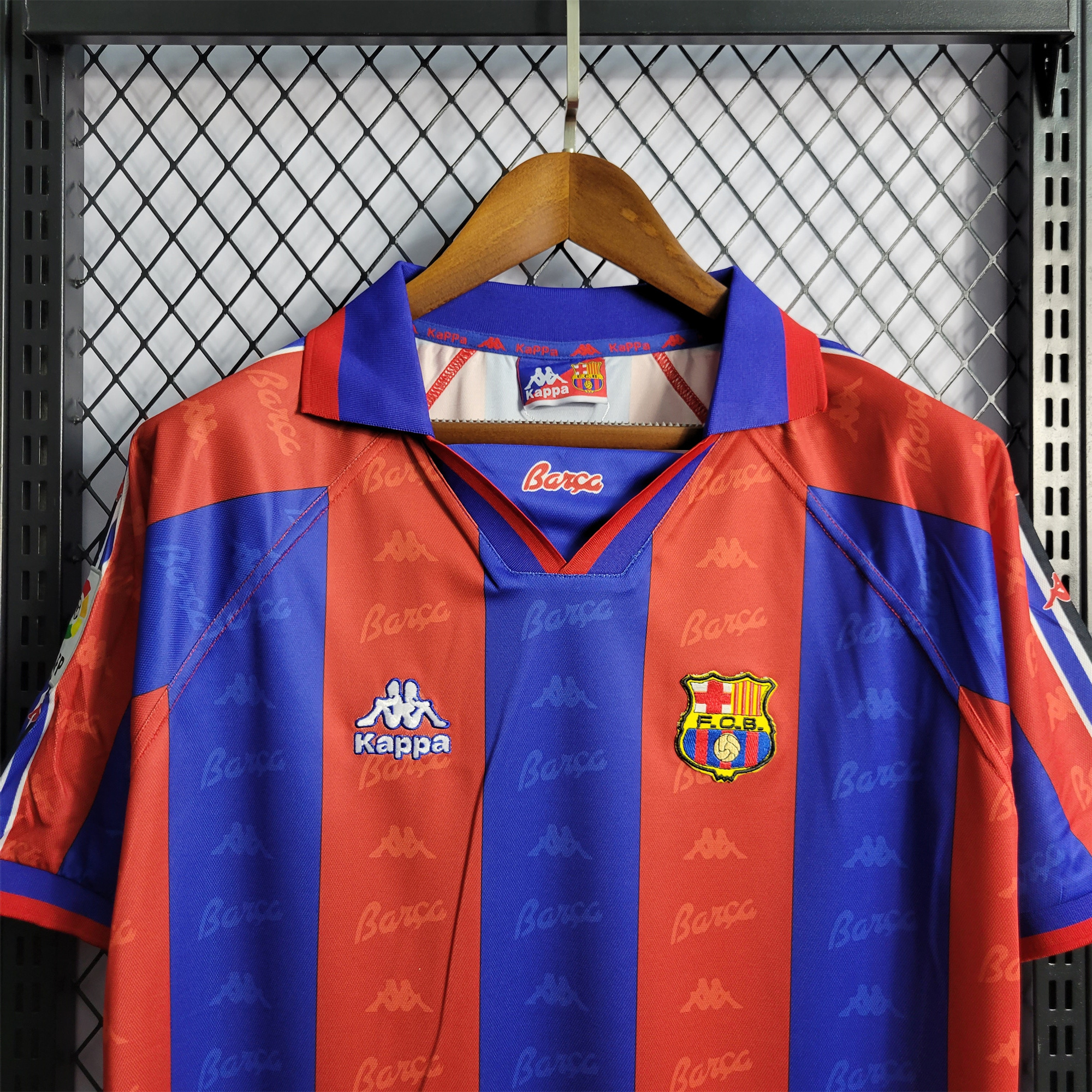 AlphaJersey-Retro Barcelona 96-97 Home Stadium Jersey